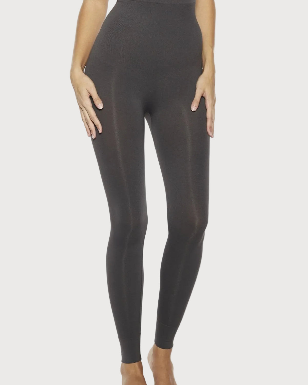 Ahh Smooth Tootsie High-Waist Shaping Legging by Rhonda Shear — tummy-control legging