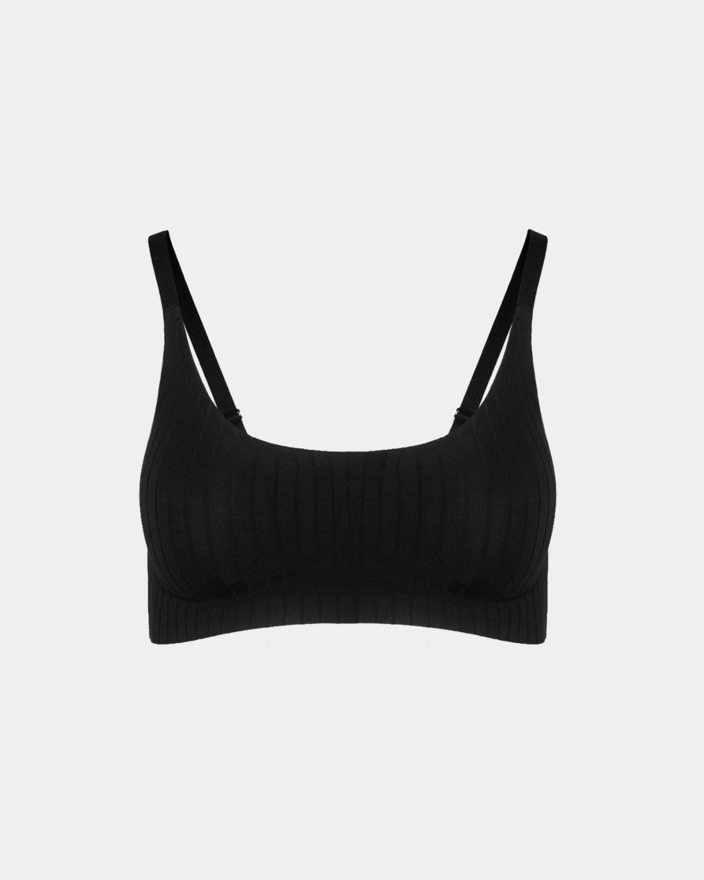 Ribbed Knit Bra - style 1690