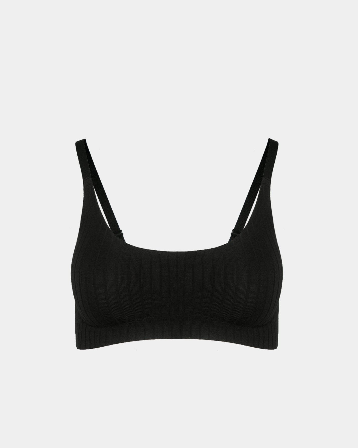 Ribbed Knit Bra - style 1690