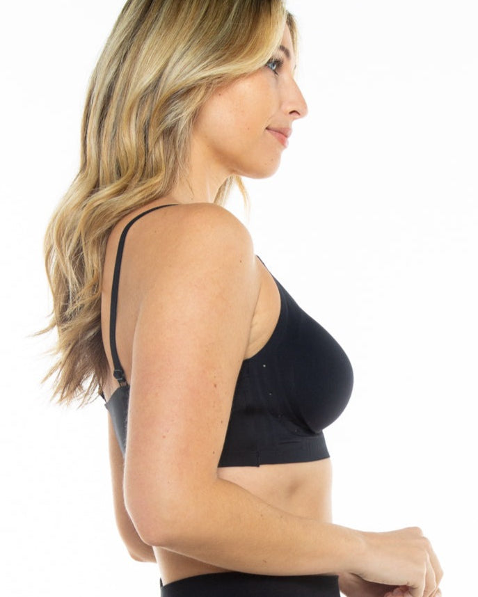 Style-1700-PERFORATED GEL BRA WITH MESH DETAIL