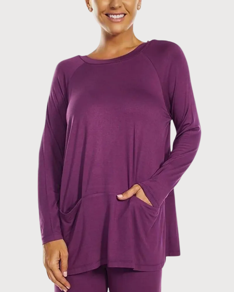 Boat Neck Pocket Tunic_Rhonda_Shear_1