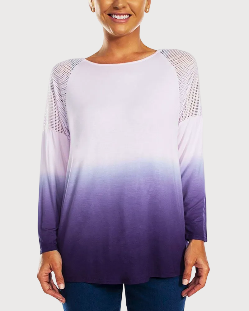 Ombre Net Mesh Inset Top_Rhonda_Shear_1