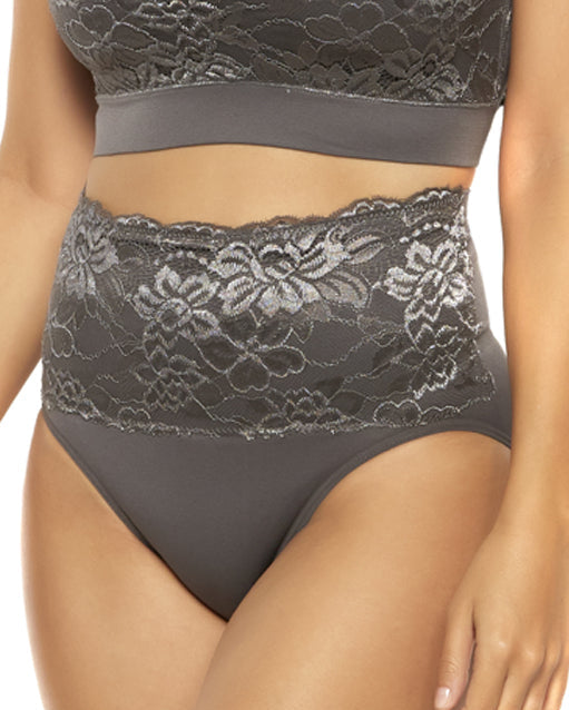 Seamless Brief with Lace Overlay : Sale Colors_Rhonda_Shear_41