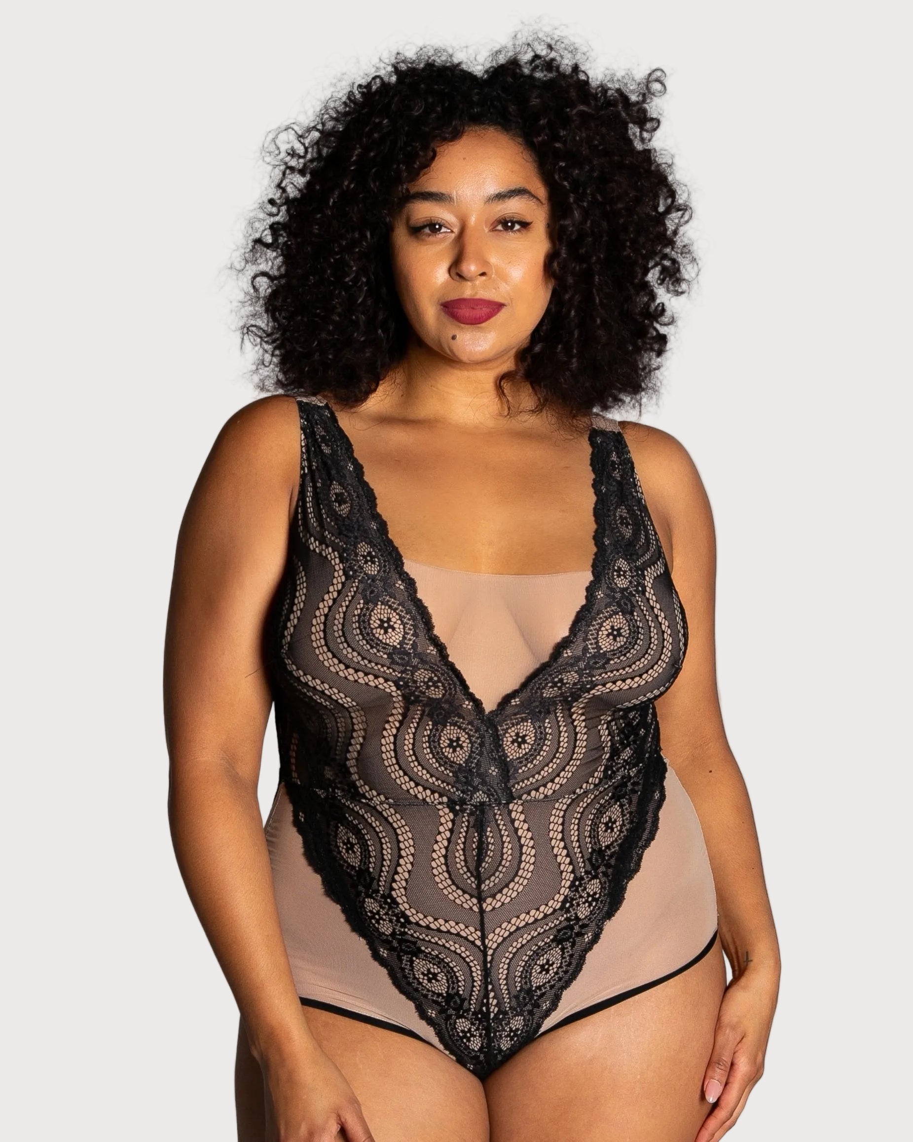 Up All Night Lace Bodysuit - style 4807