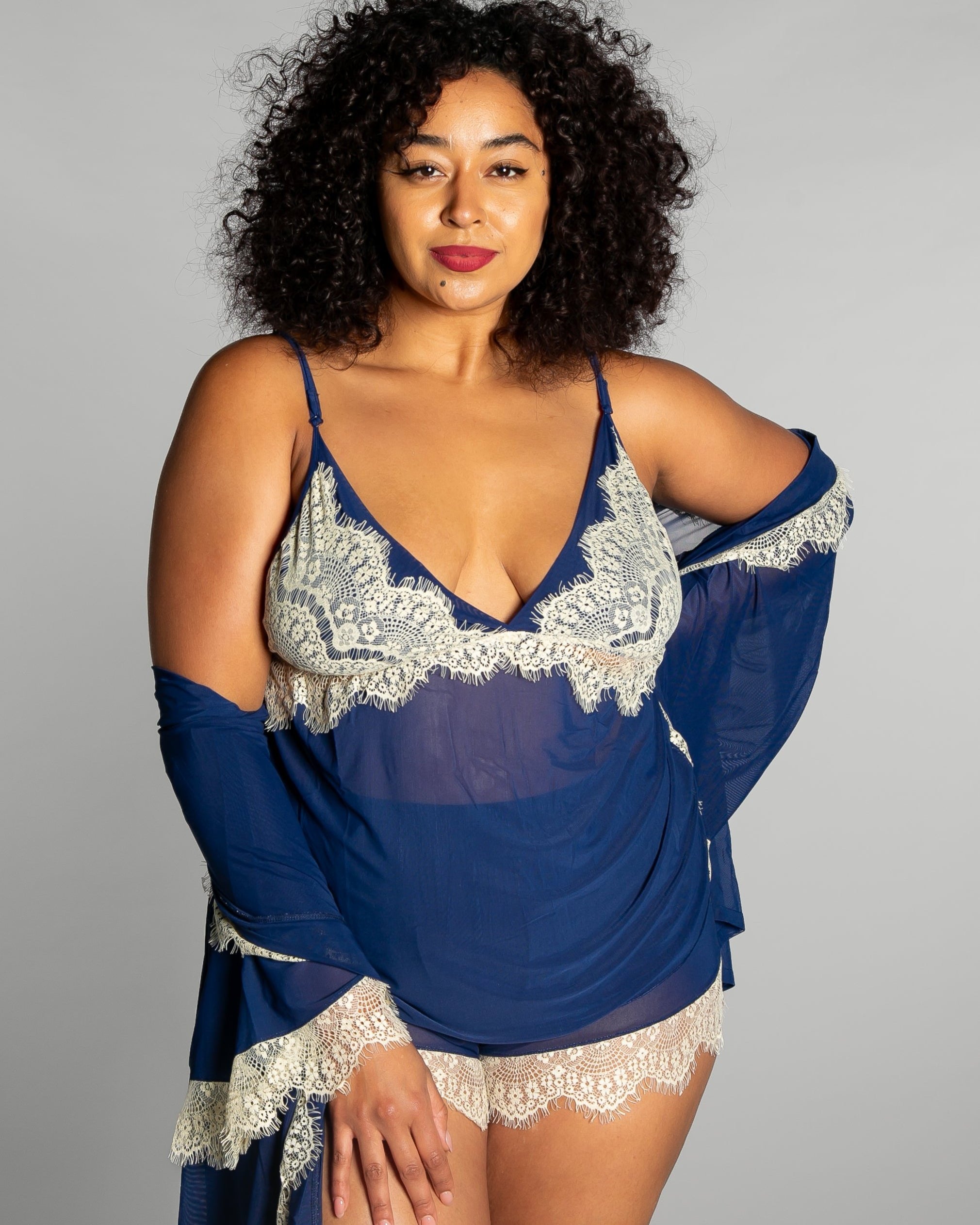 Up All Night Cami and Shorts Set - style 4809