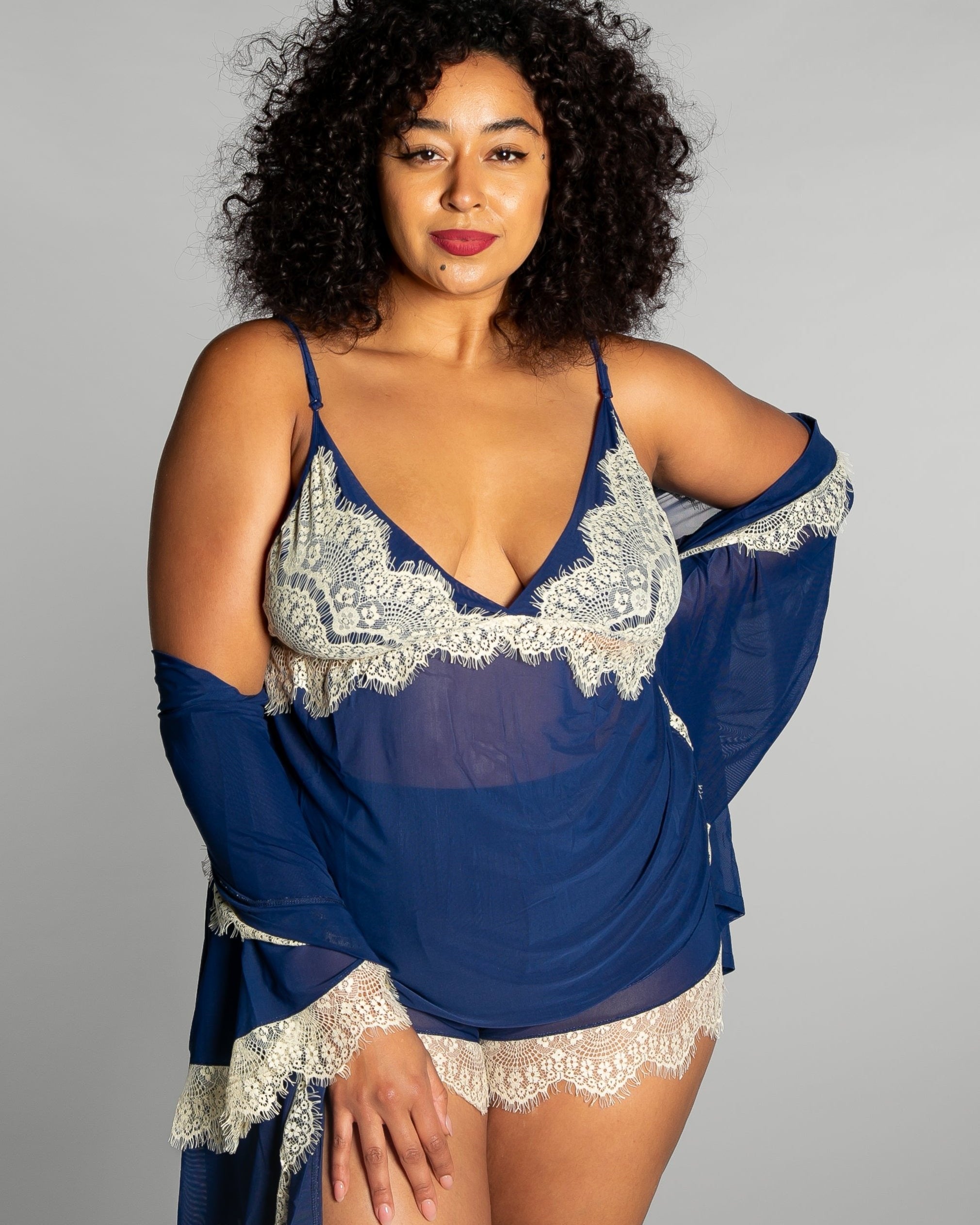 Up All Night Cami and Shorts Set - style 4809