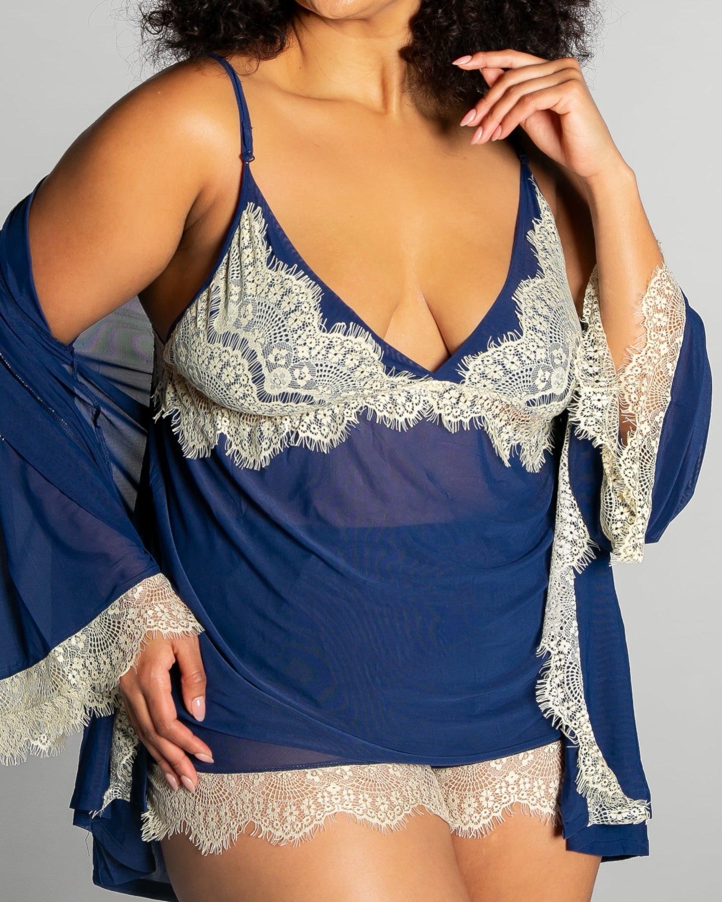 Up All Night Cami and Shorts Set - style 4809