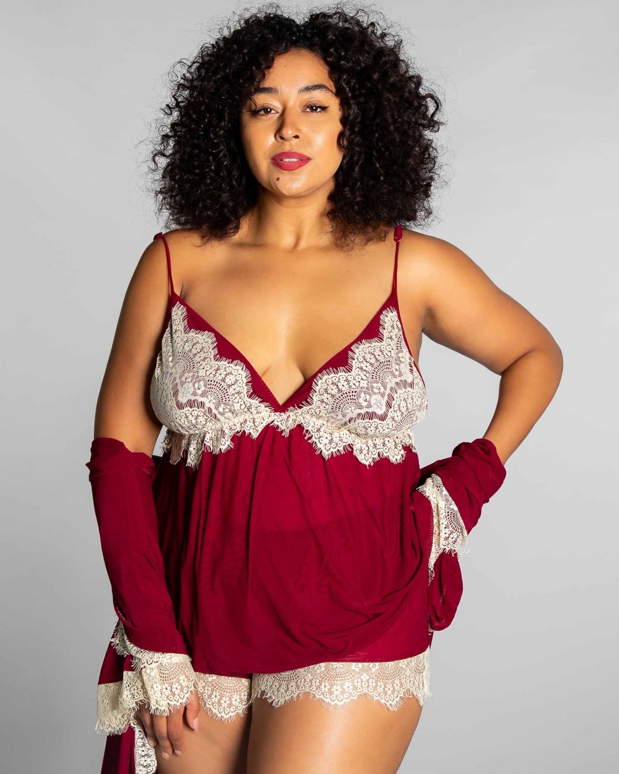 Up All Night Cami and Shorts Set - style 4809