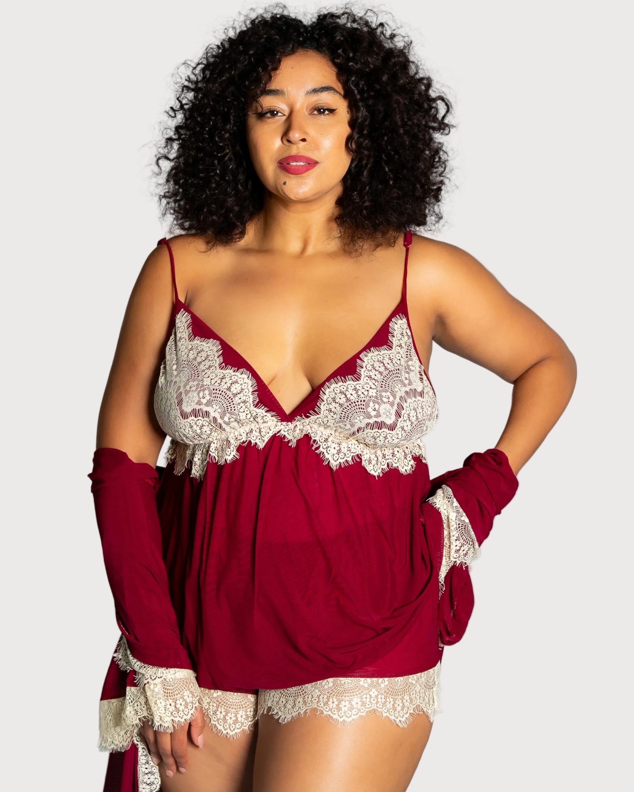 Up All Night Cami and Shorts Set - style 4809