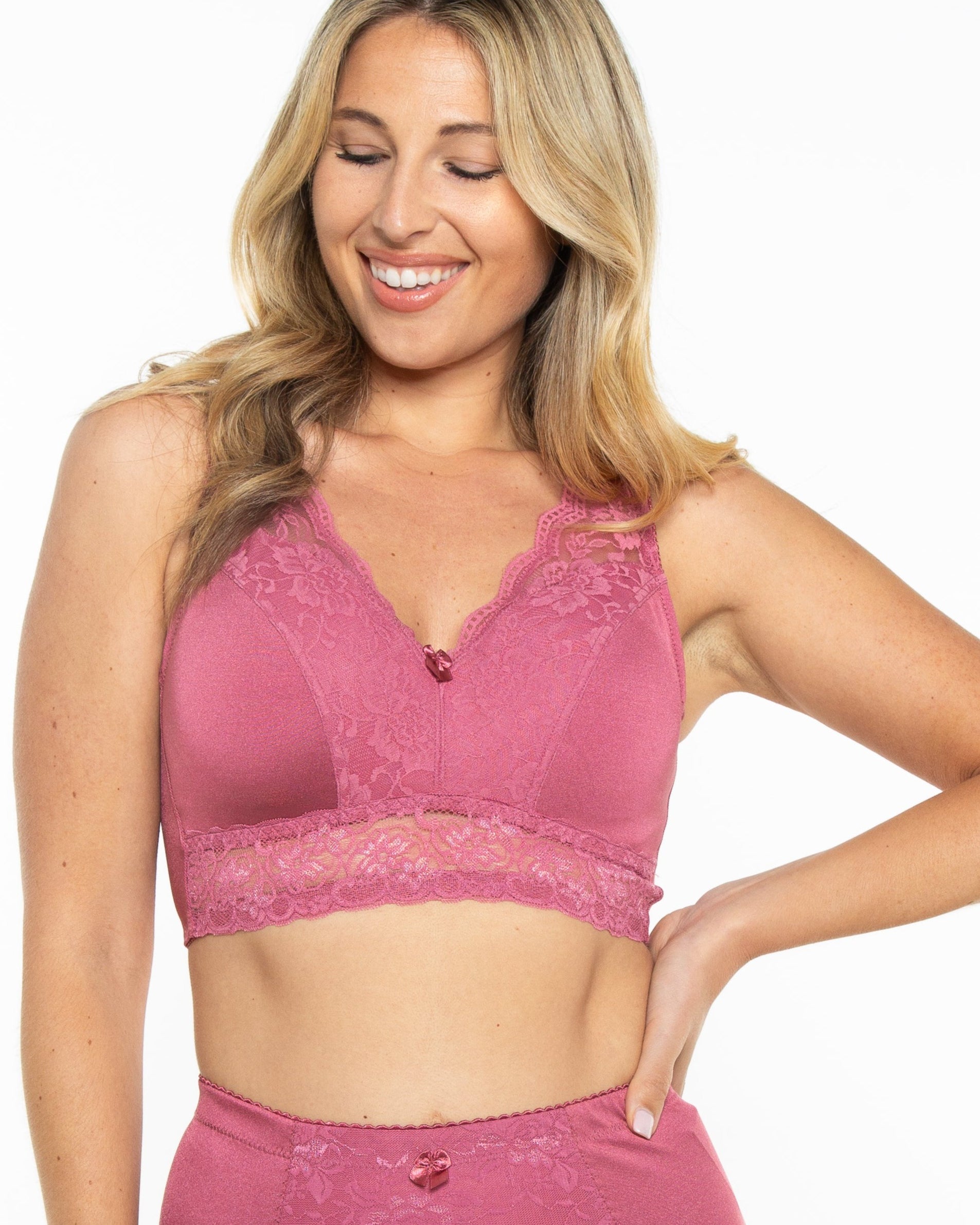 Pin-Up Girl Lace Leisure Bra w/Pads : Sale Colors_Rhonda_Shear_0