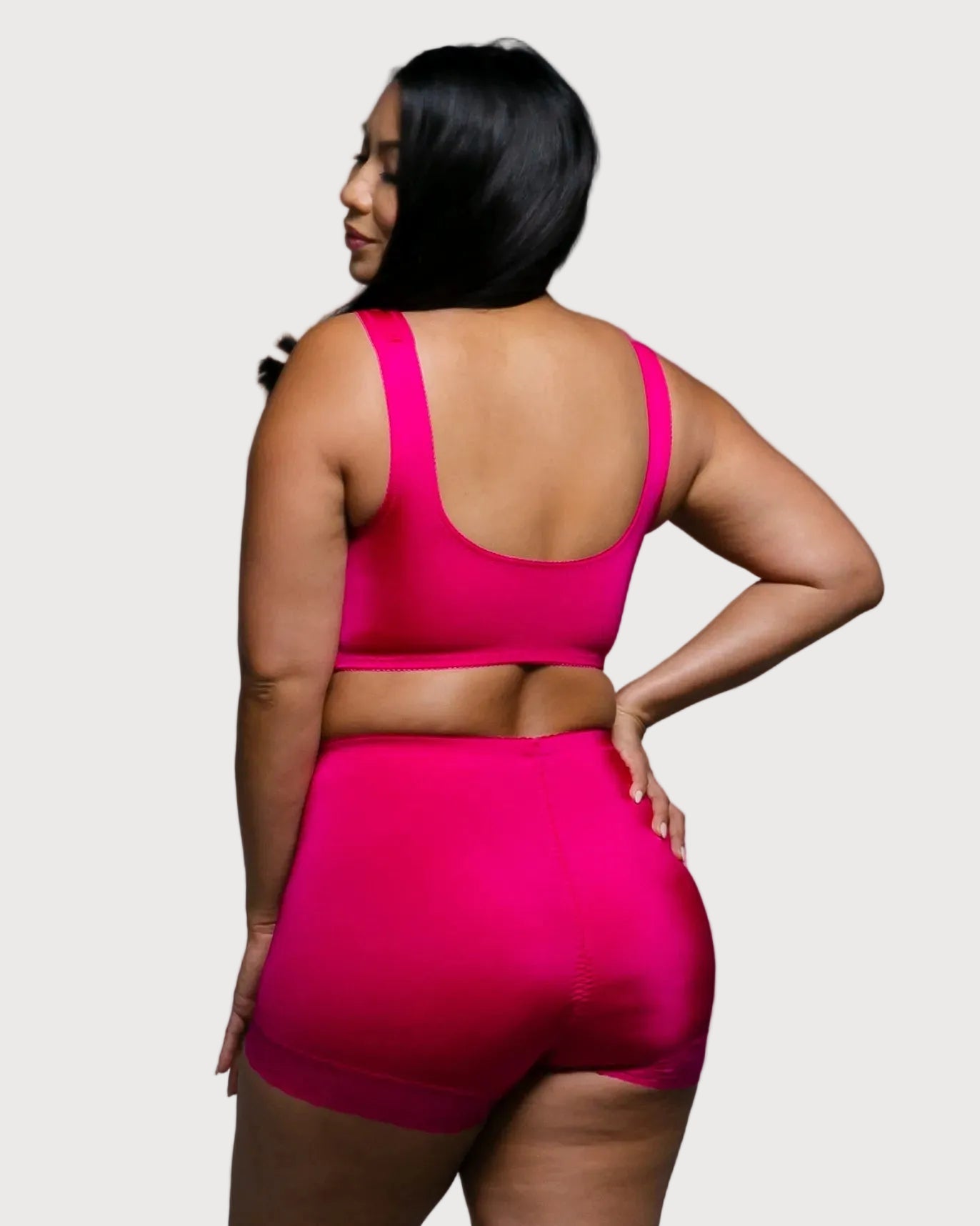 Style 6729 - Pin Up with Removable Pads - Electric Fuchsia - Back