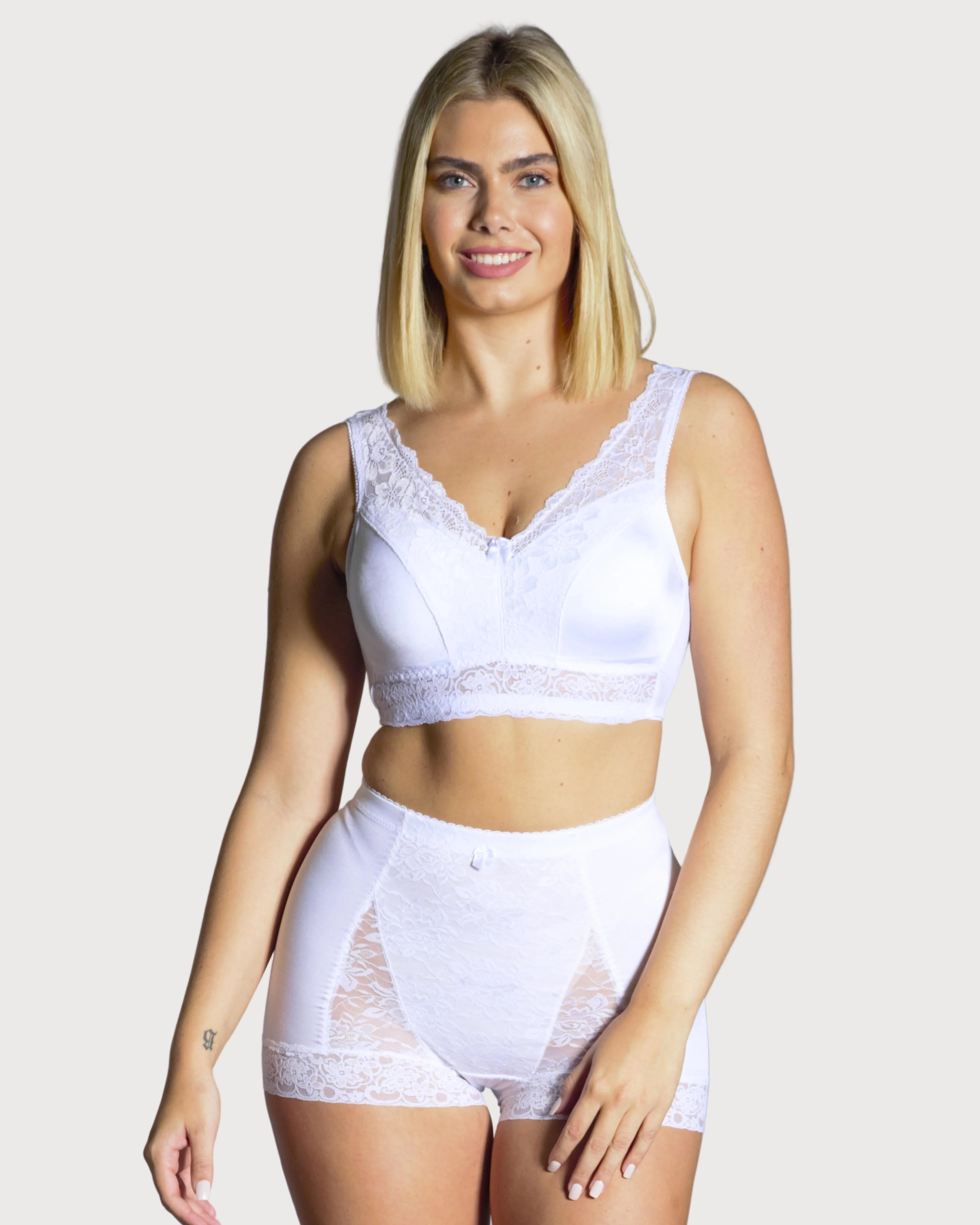 Pin-Up Lace Bra w. Removable Pads & Back Closure_Rhonda_Shear_1
