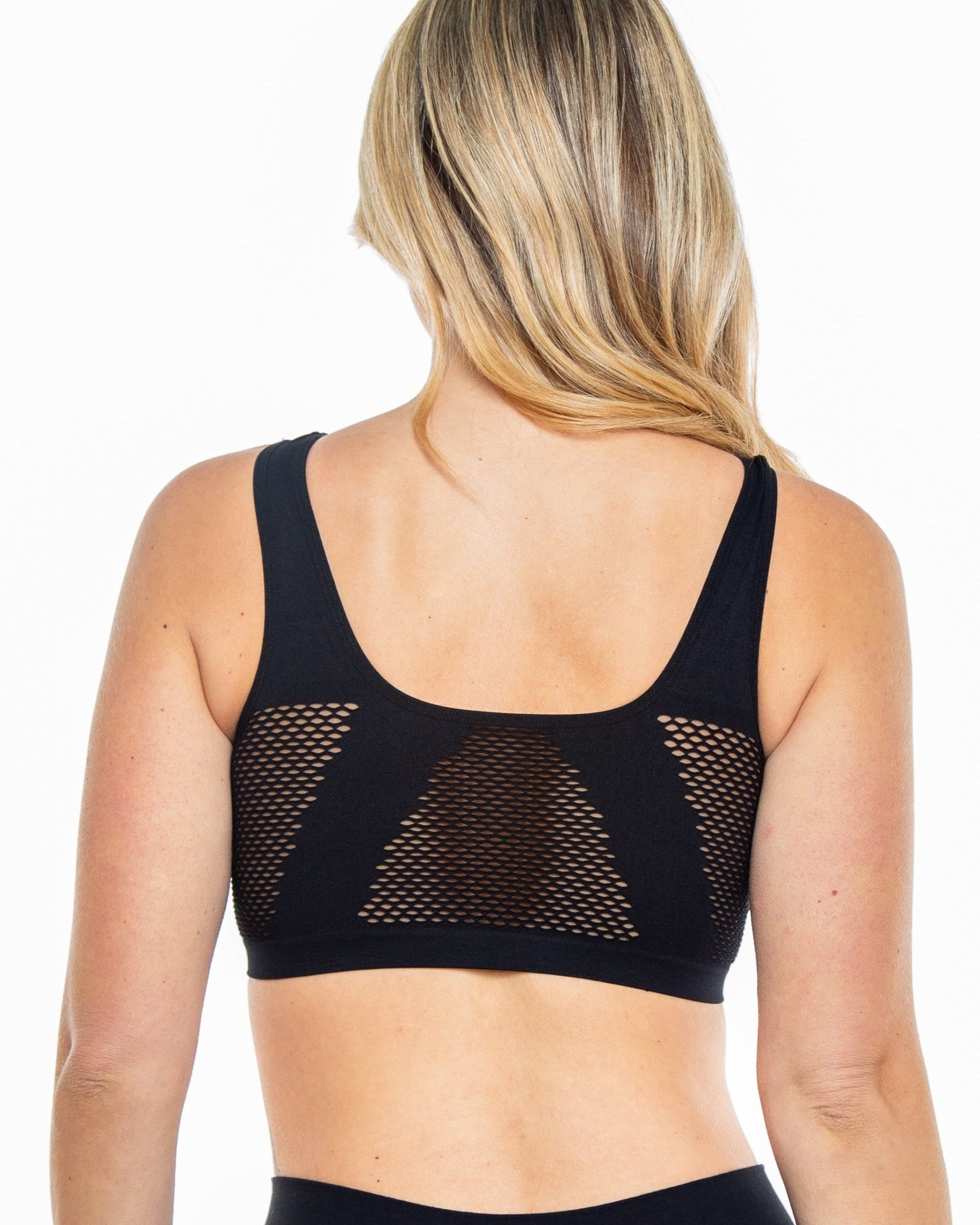 Seamless Crochet Detail Ahh Bra - style 9194