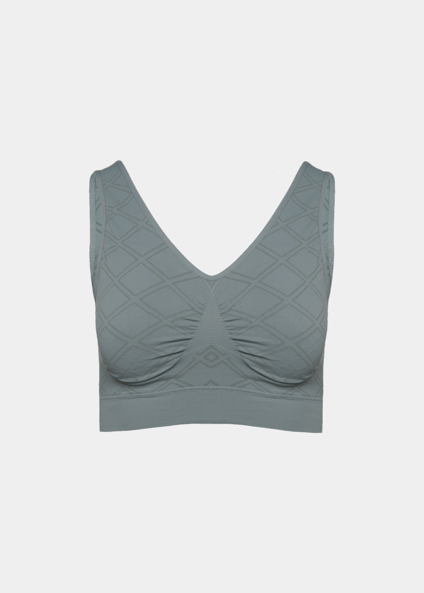 Ahh Bra with Jacquard Diamond Motif - style 9195