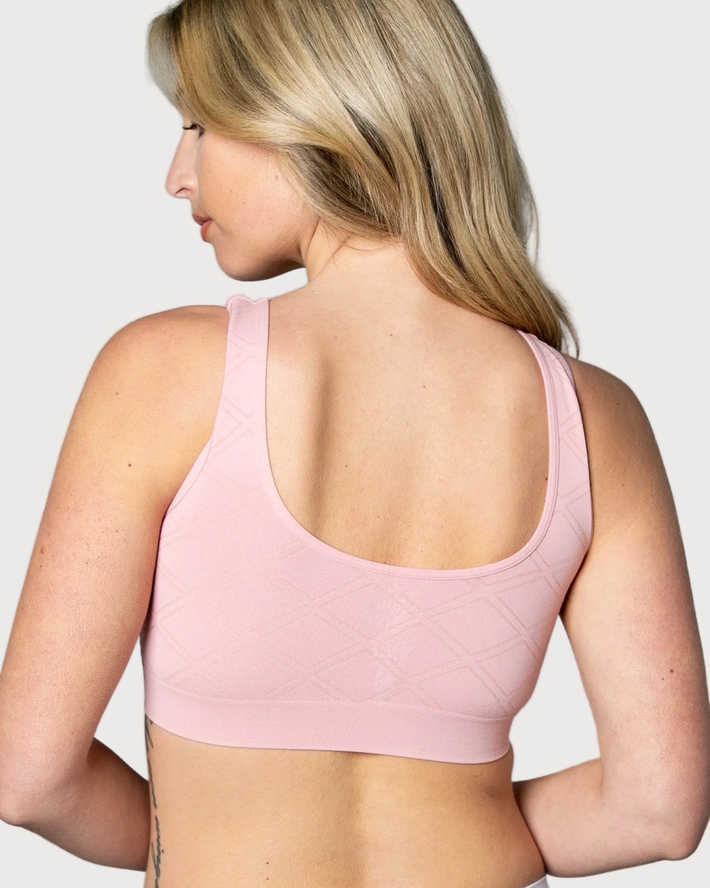 Ahh Bra with Jacquard Diamond Motif - style 9195