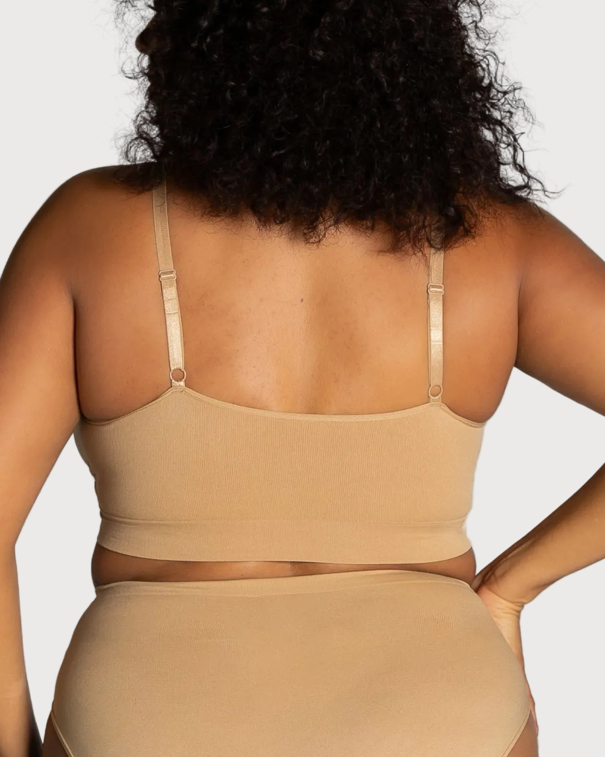 9199 Ahh Bra, Black, padded, with no hooks and eyes