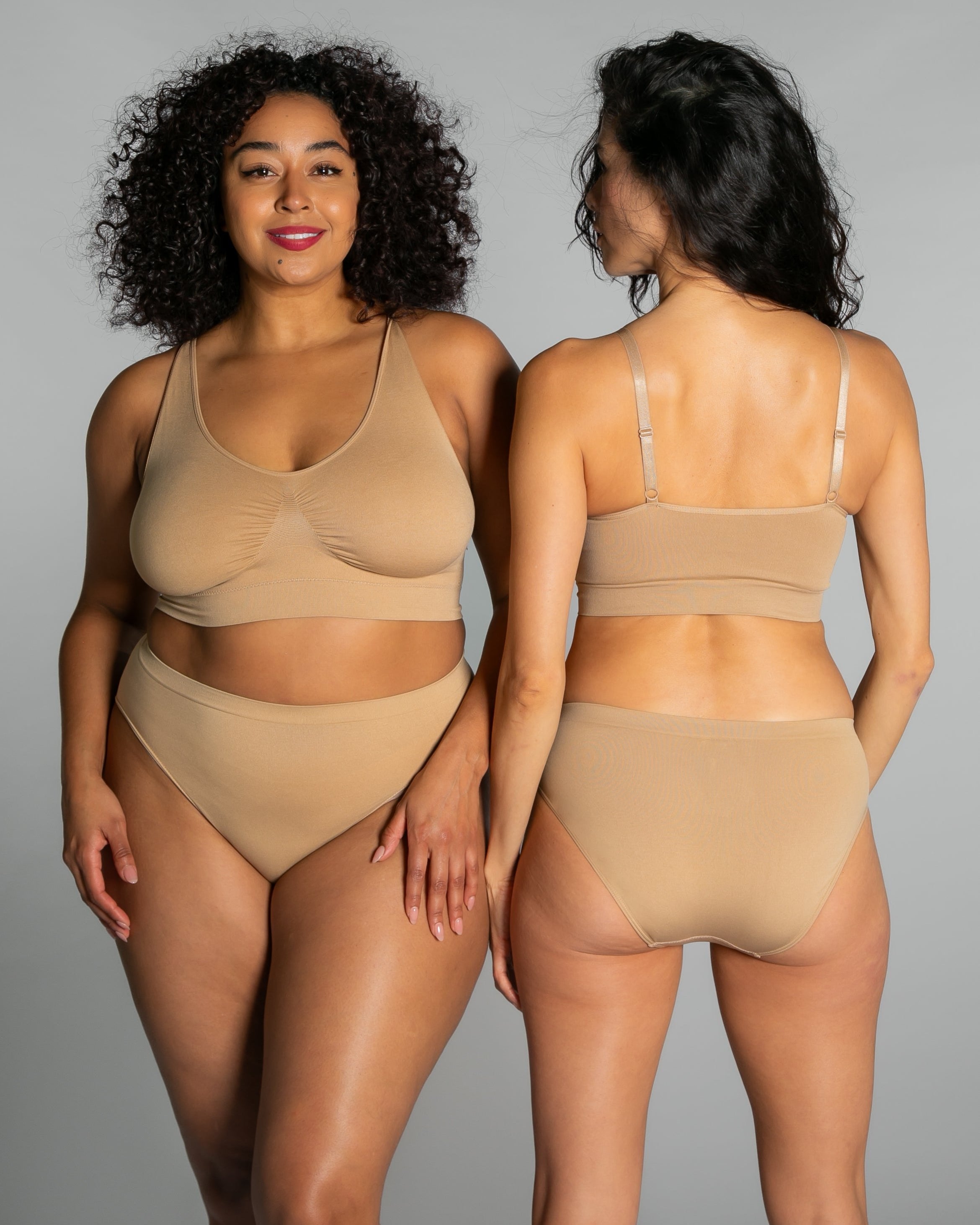 9199 Ahh Bra, Black, padded, with no hooks and eyes