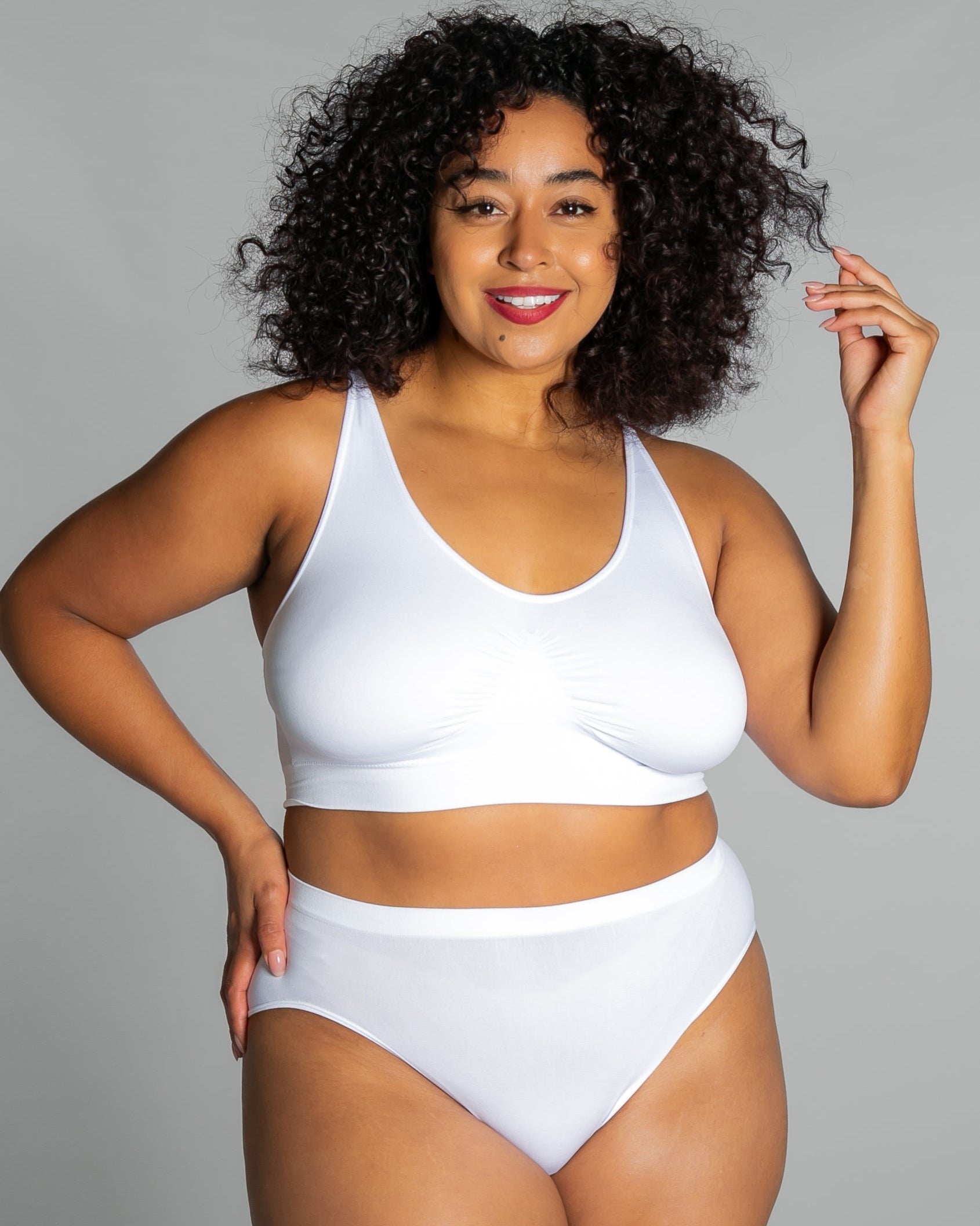 9199 Ahh Bra, Black, padded, with no hooks and eyes