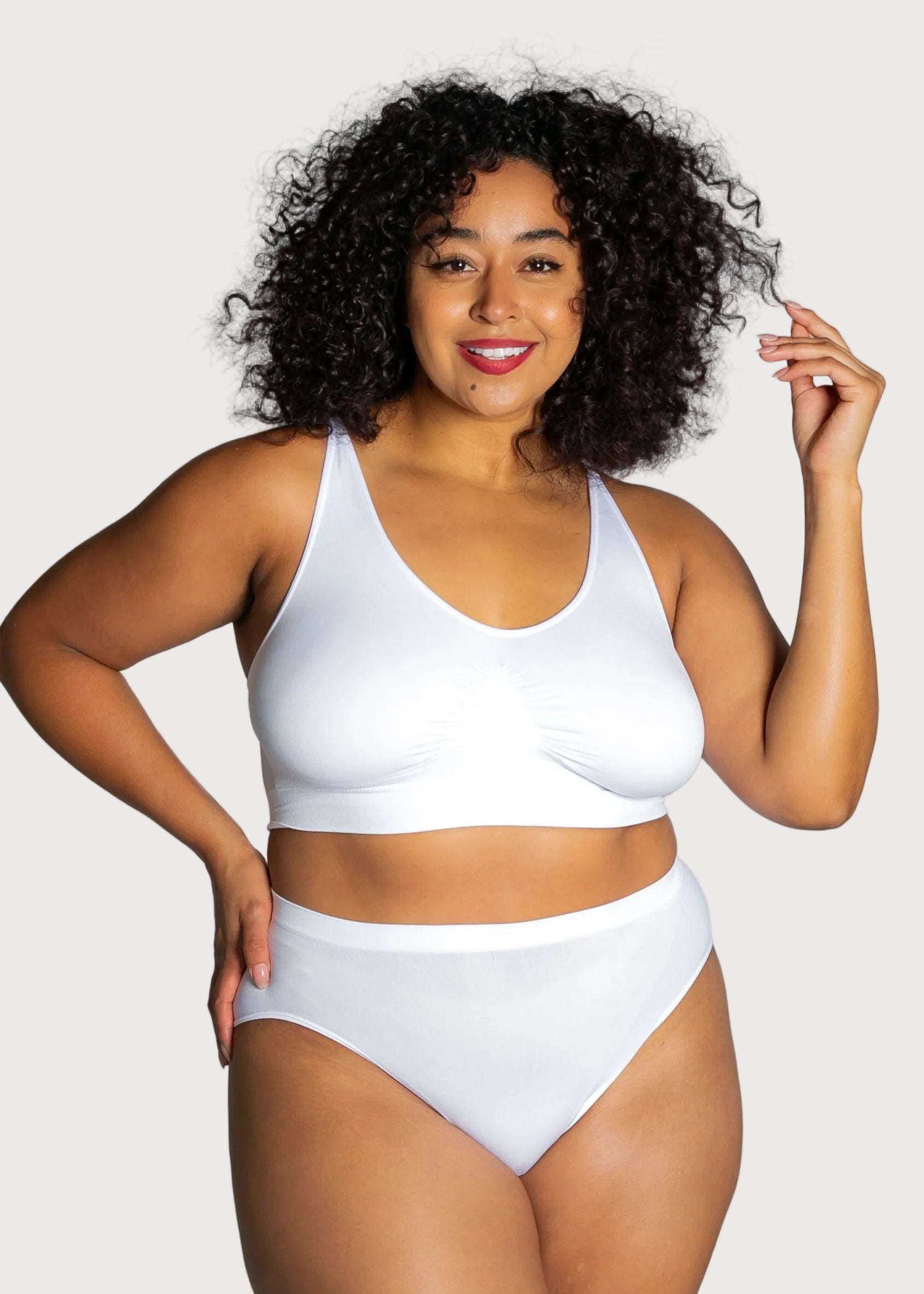 9199 Ahh Bra, Black, padded, with no hooks and eyes