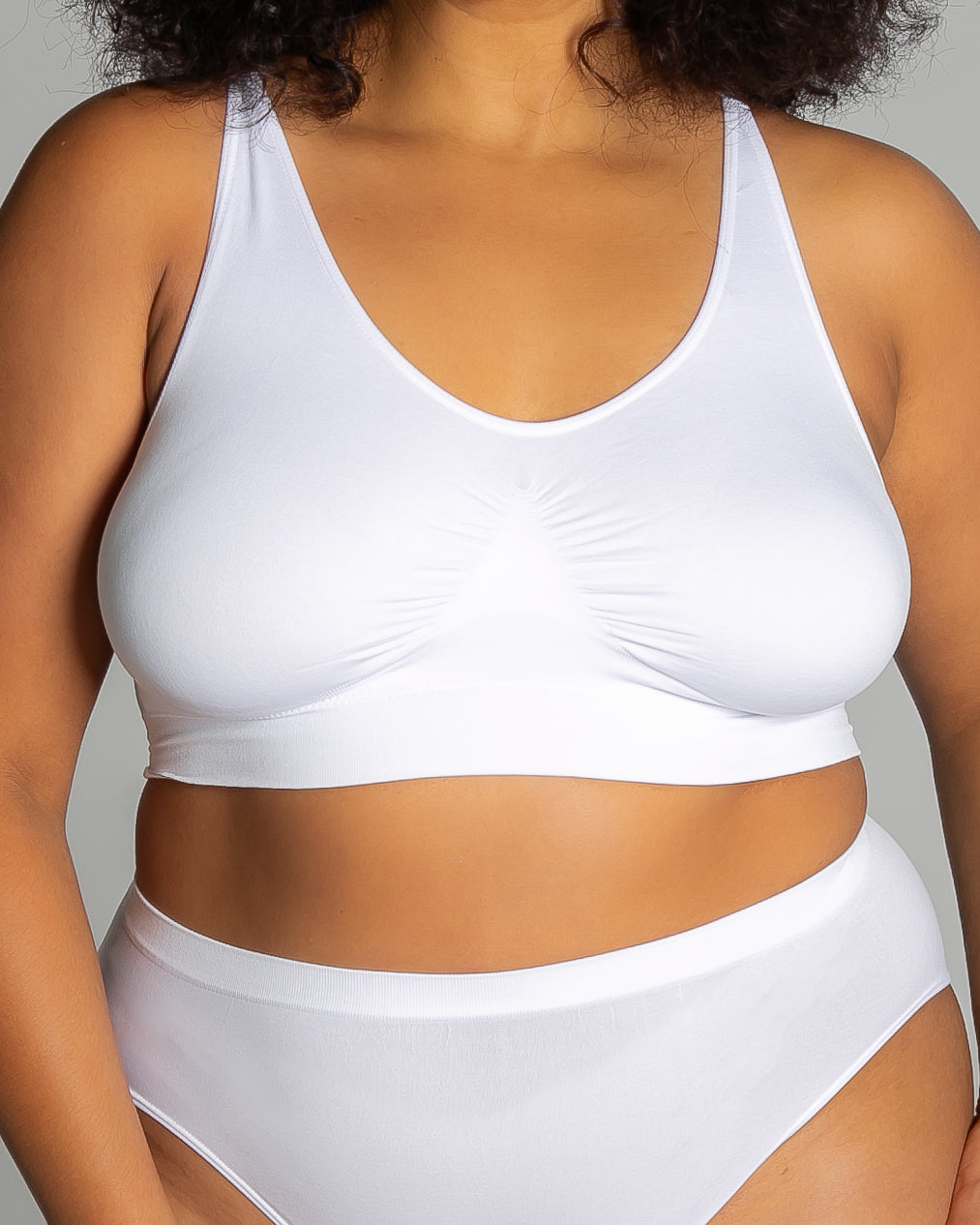 9199 Ahh Bra, Black, padded, with no hooks and eyes