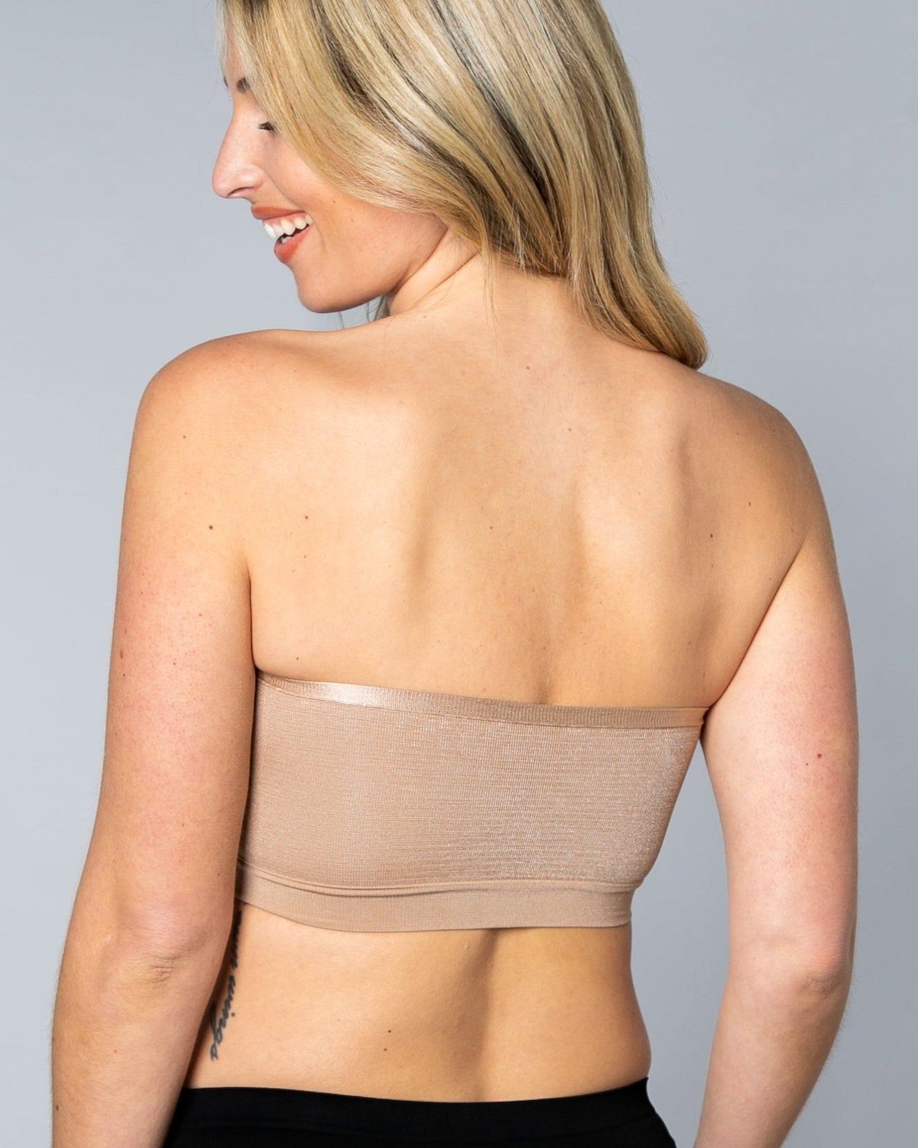 Antimicrobial Sweetheart Neckline Underwire Bandeau Bra_Rhonda_Shear_2