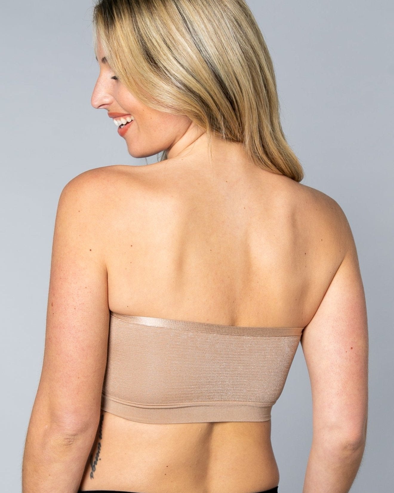 Antimicrobial Sweetheart Neckline Underwire Bandeau Bra_Rhonda_Shear_2