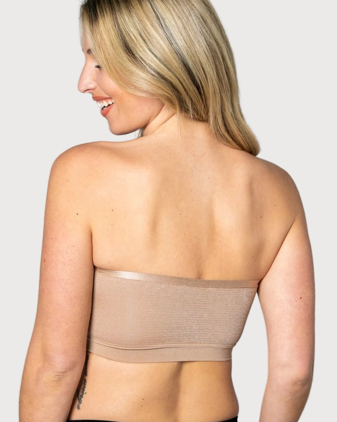Antimicrobial Sweetheart Neckline Underwire Bandeau Bra_Rhonda_Shear_2