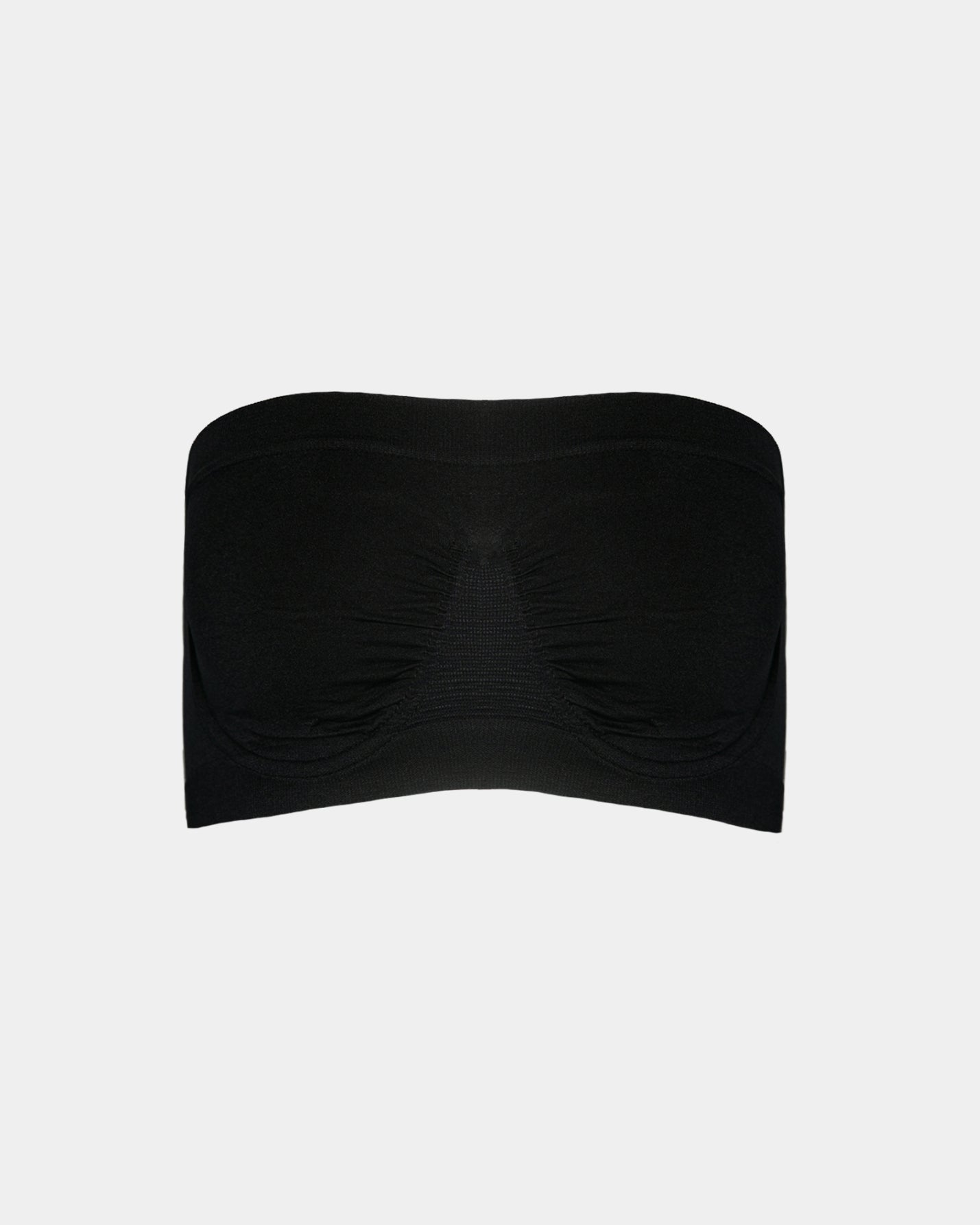 Style 9685  - Angel Seamless Underwire Bandeau Bra - Black front
