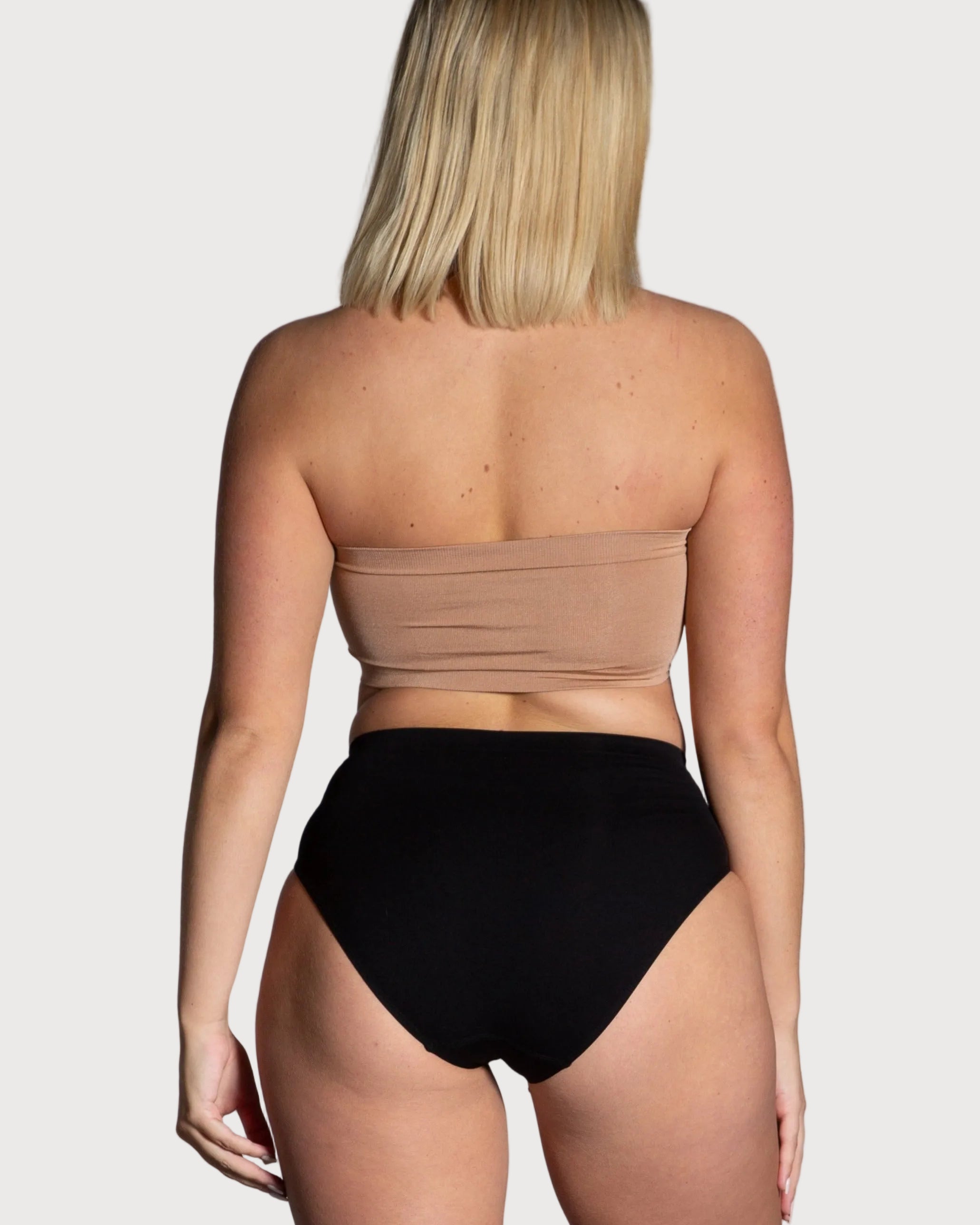 Style 9685 - Angel Seamless Underwire Bandeau Bra - Sienna back