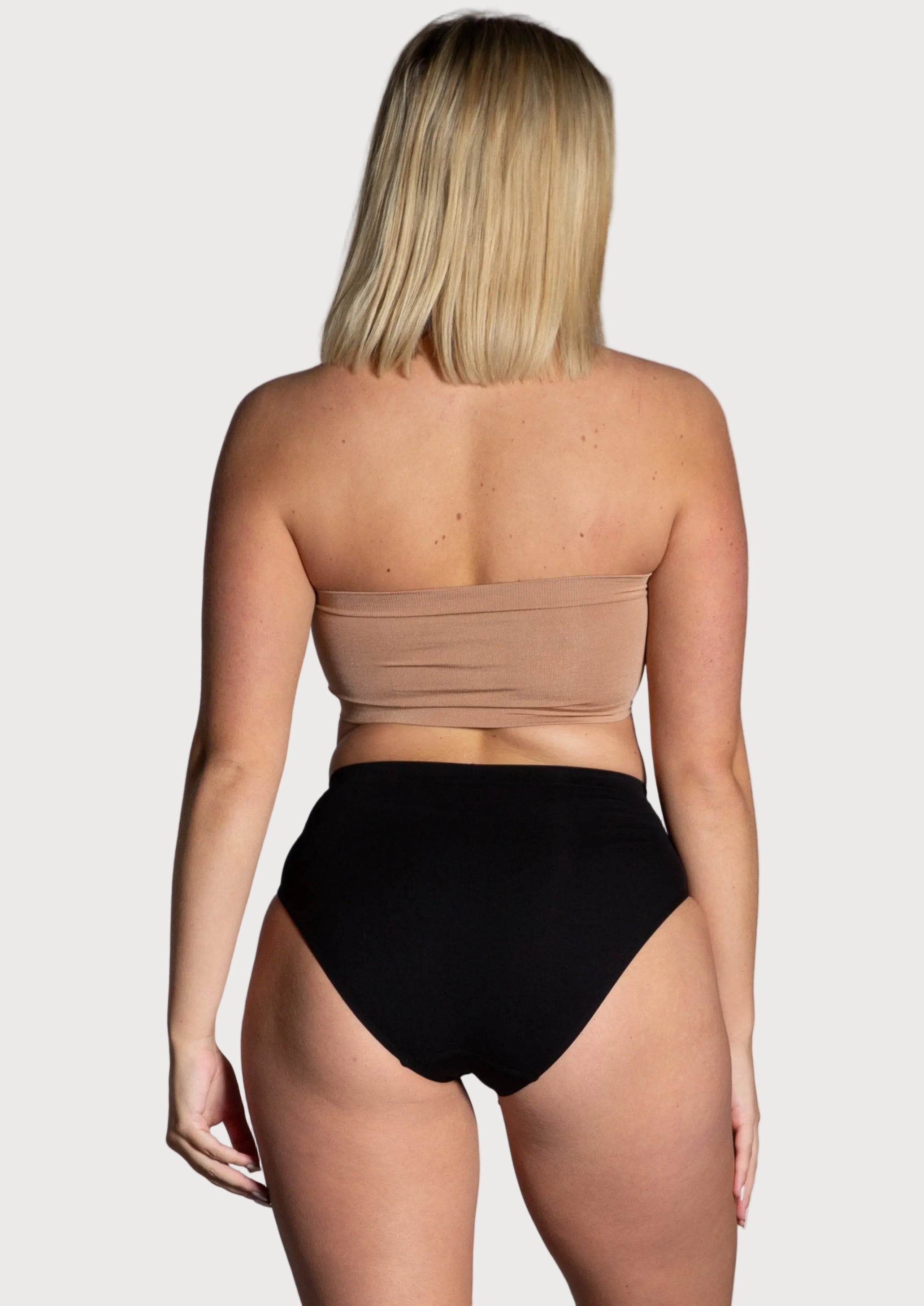 Style 9685 - Angel Seamless Underwire Bandeau Bra - Sienna back