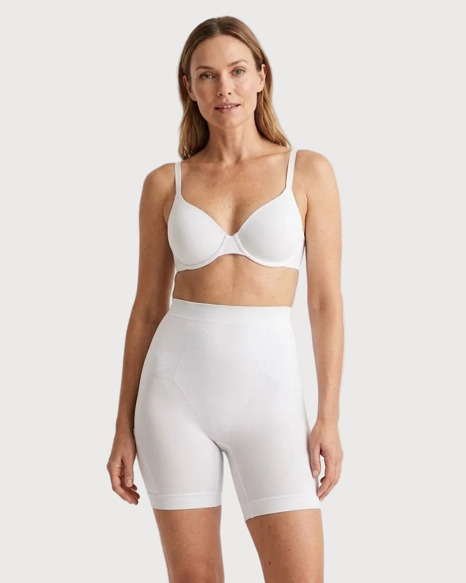 High Waist Smoothing Lightweight Control Longline by Rhonda Shear — high-waist longline shaper