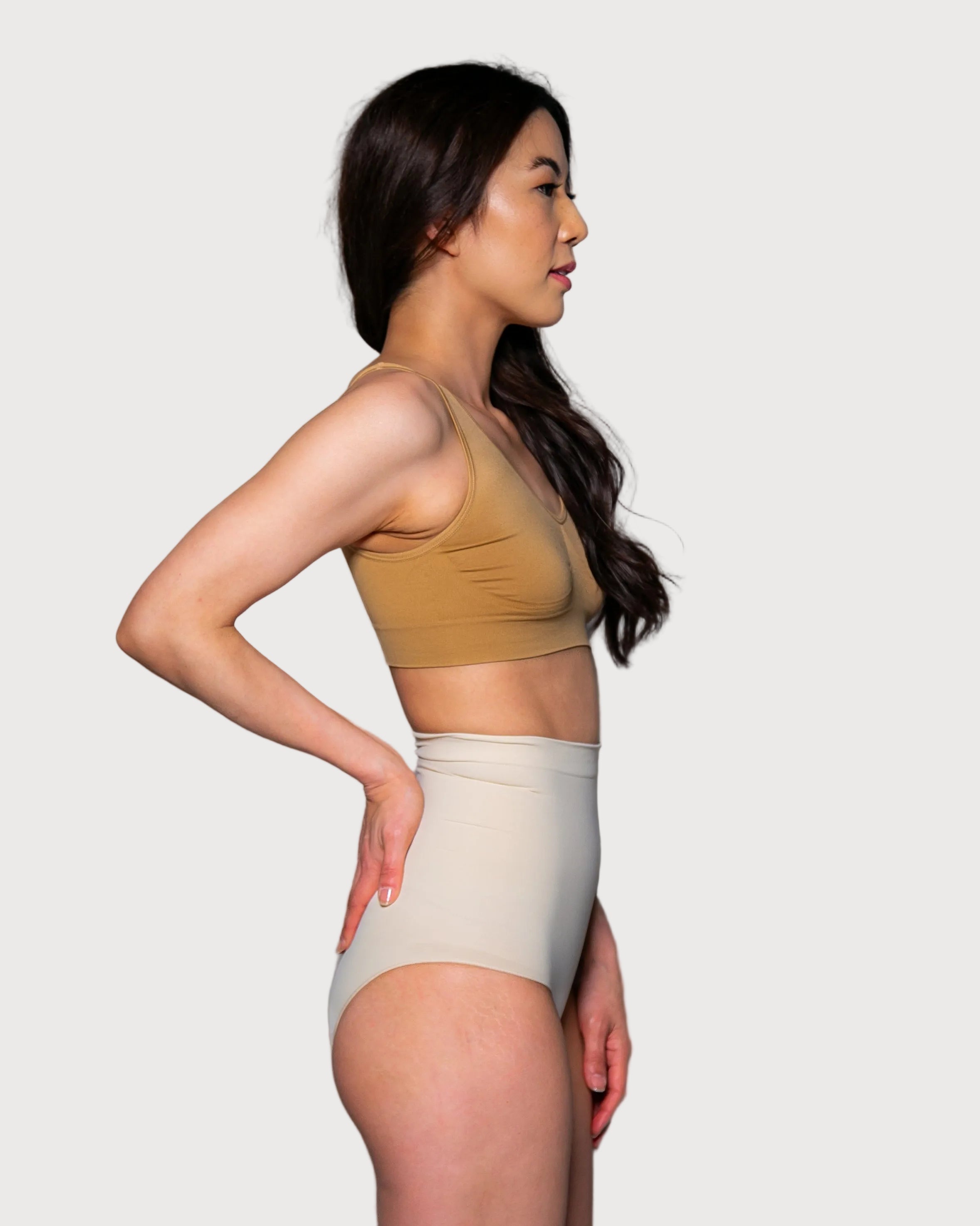 Seamless Sculpt High Waisted Control Brief by Rhonda Shear — high-waisted shaping brief