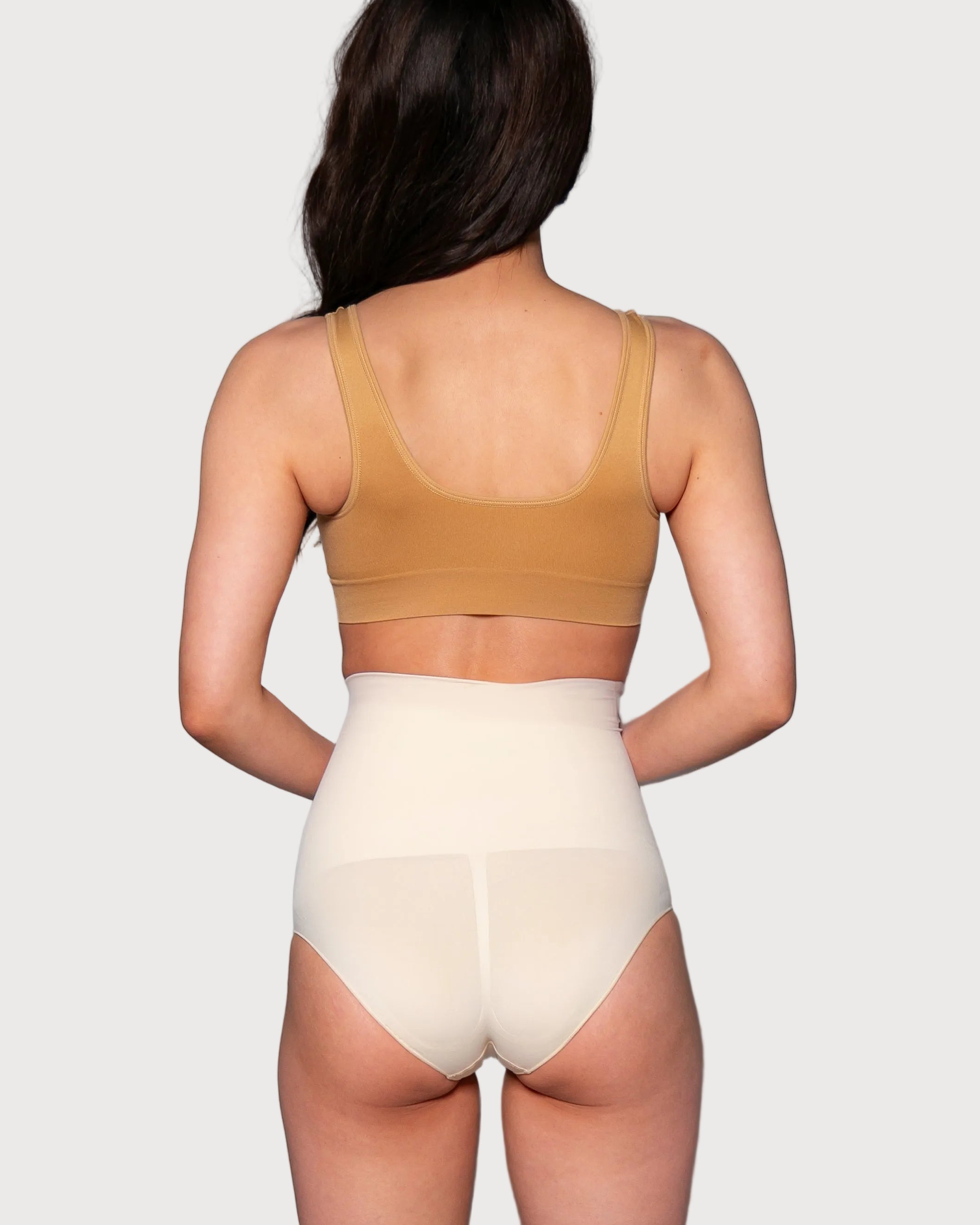 Seamless Sculpt High Waisted Control Brief by Rhonda Shear — high-waisted shaping brief