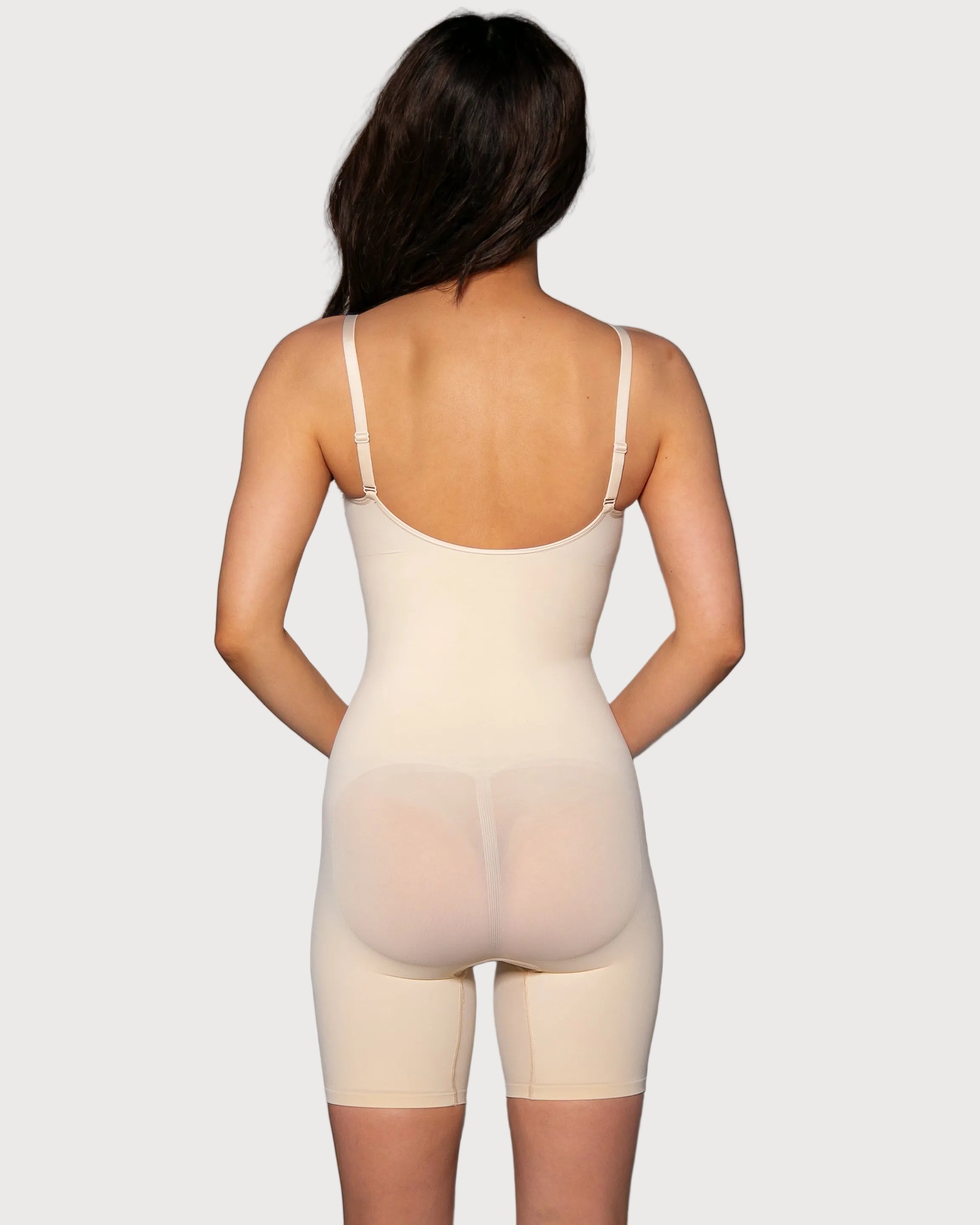 Seamless Shapewear Sculpt Bodysuit by Rhonda Shear — shaping bodysuit