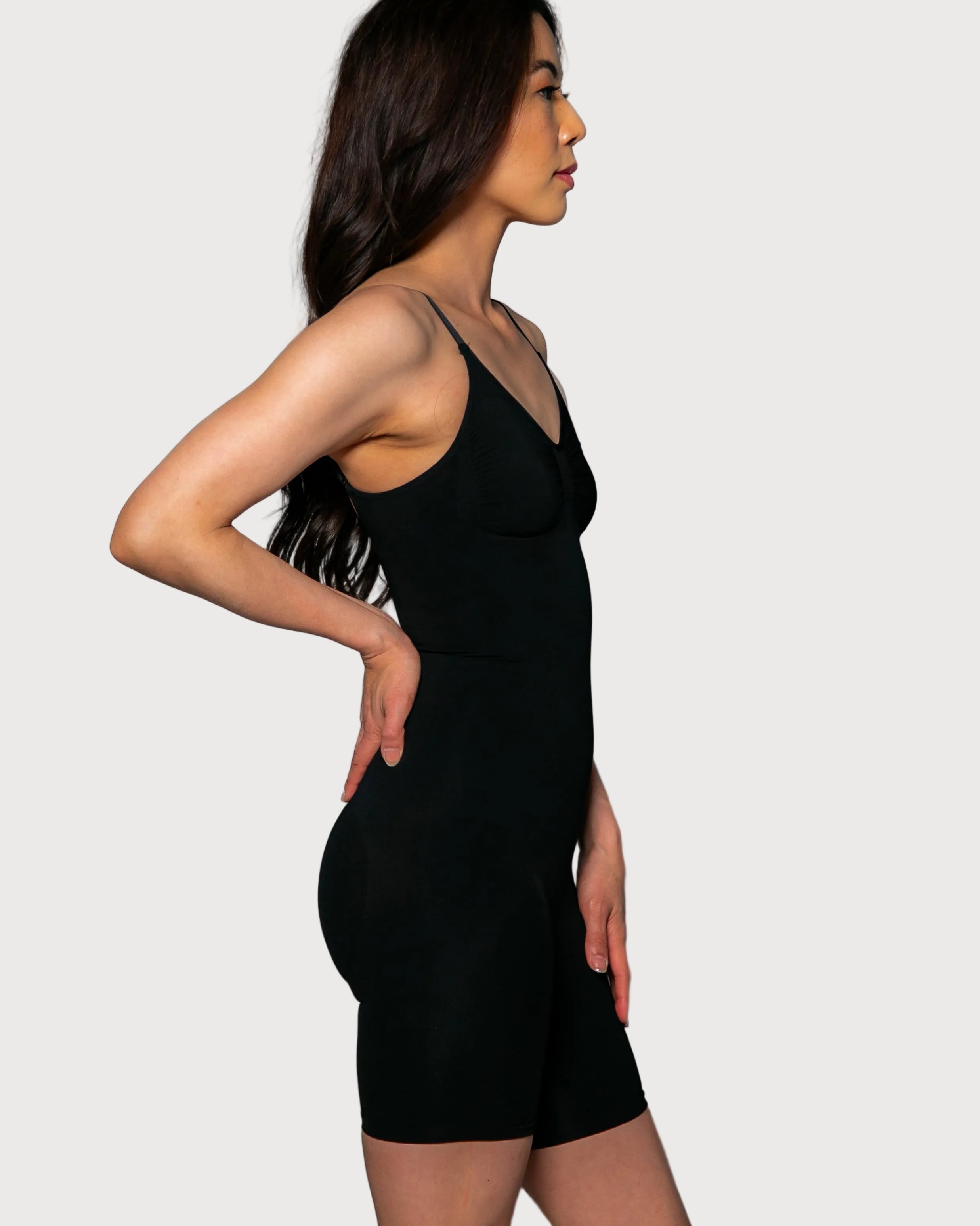 Seamless Shapewear Sculpt Bodysuit by Rhonda Shear — shaping bodysuit