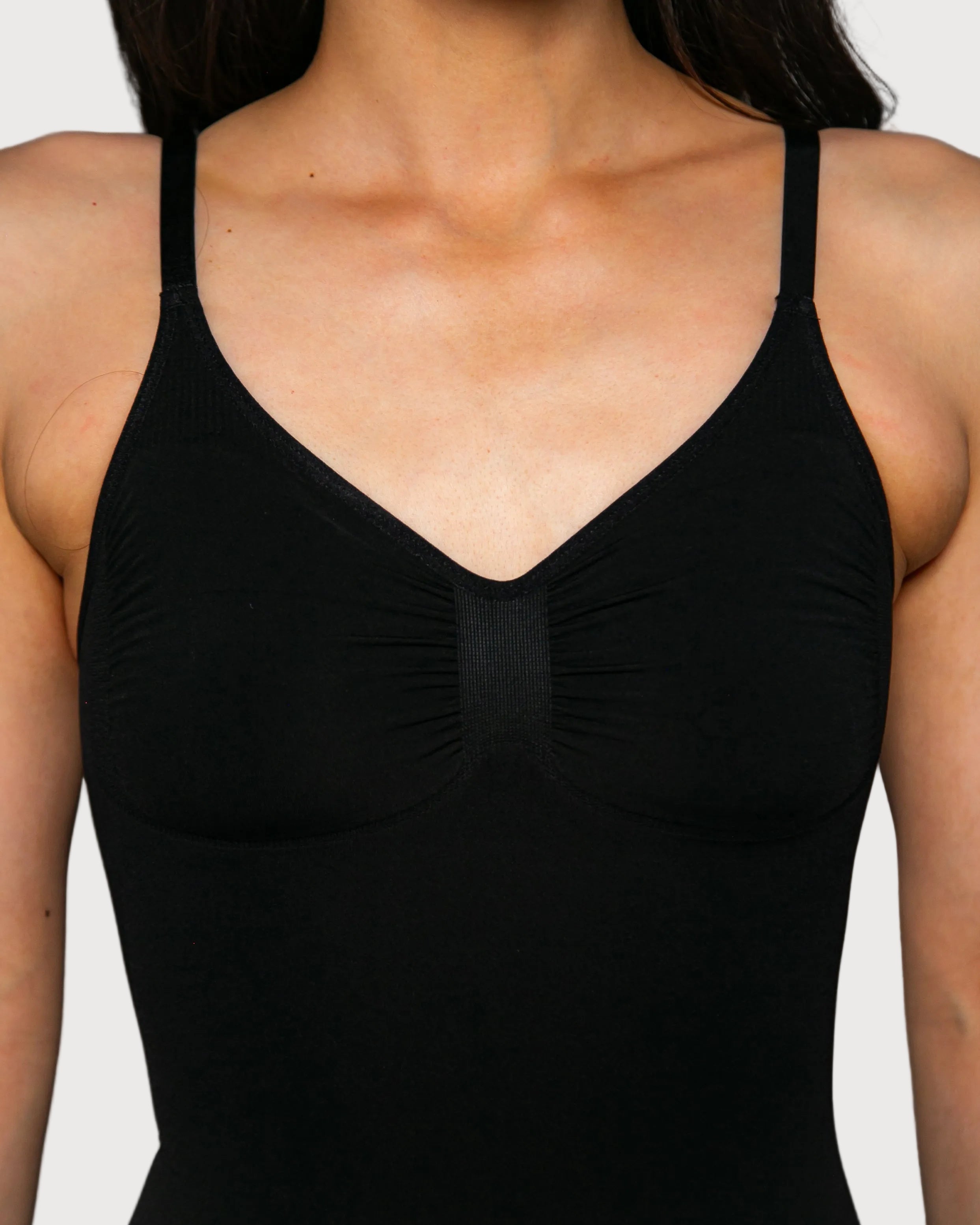 Seamless Shapewear Sculpt Bodysuit by Rhonda Shear — shaping bodysuit