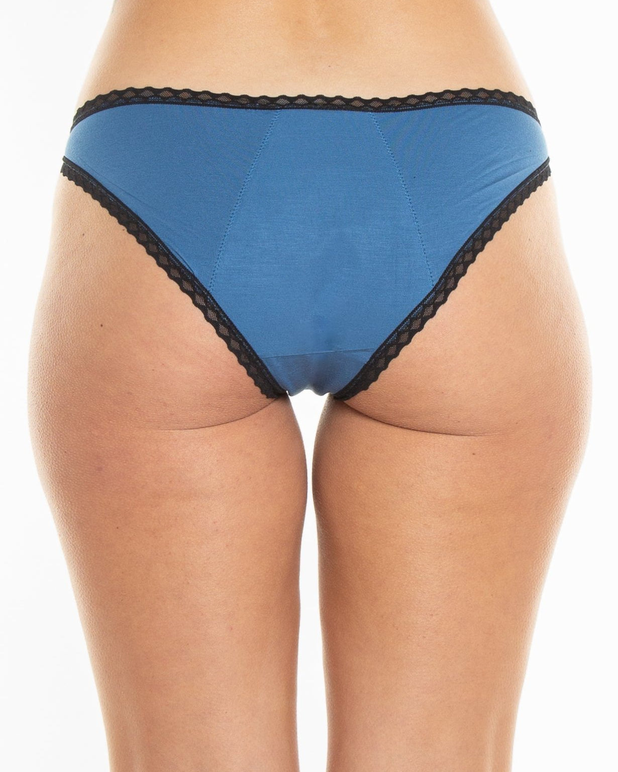 Lace Trim Leakproof Bikini - Light Hold Panty - style ly6711