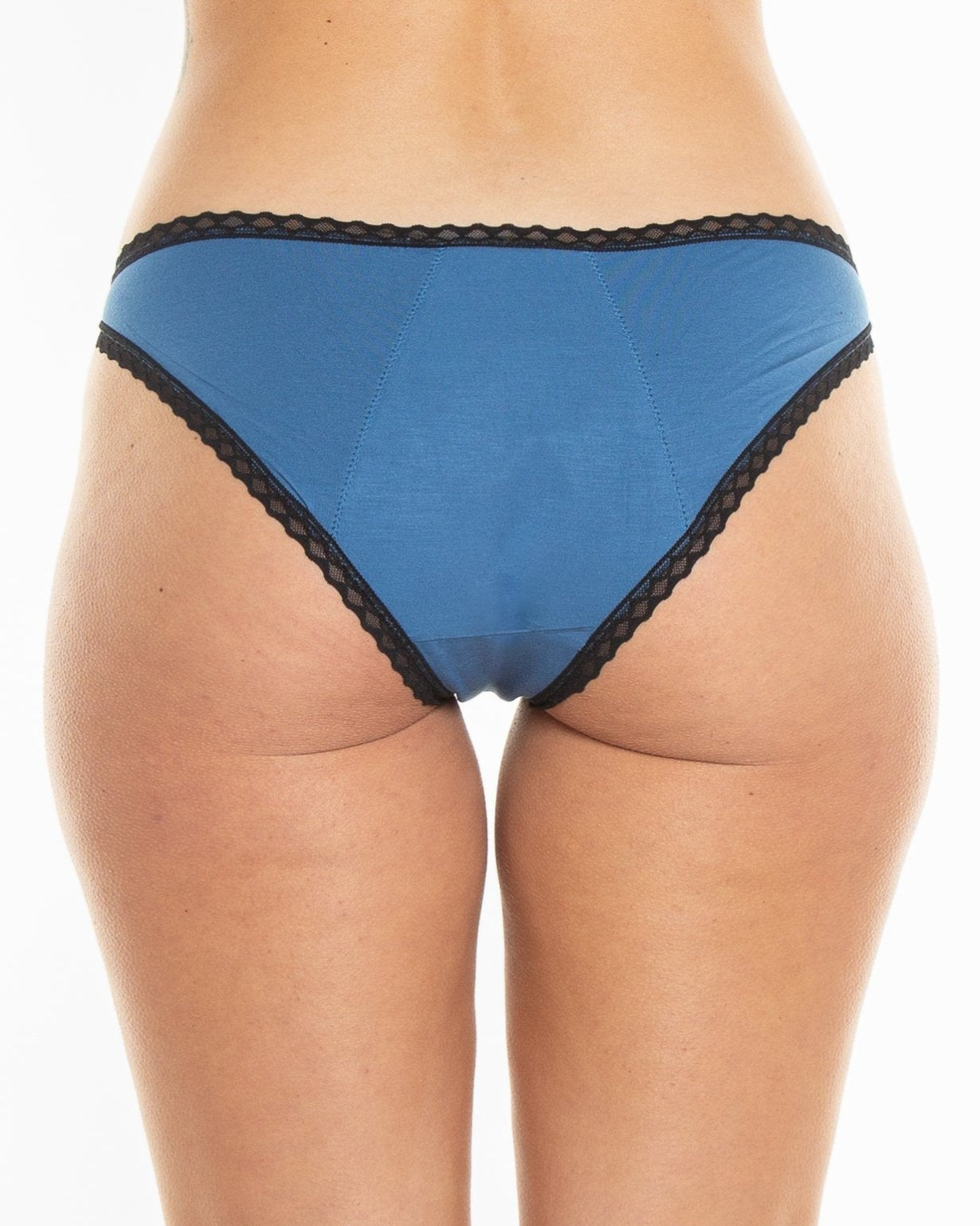 Lace Trim Leakproof Bikini - Light Hold Panty - style ly6711
