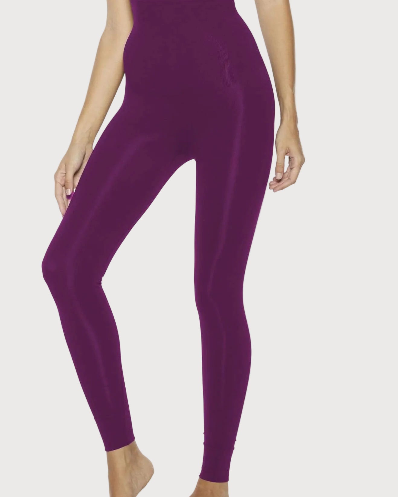 Ahh Smooth Tootsie High-Waist Shaping Legging by Rhonda Shear — tummy-control legging