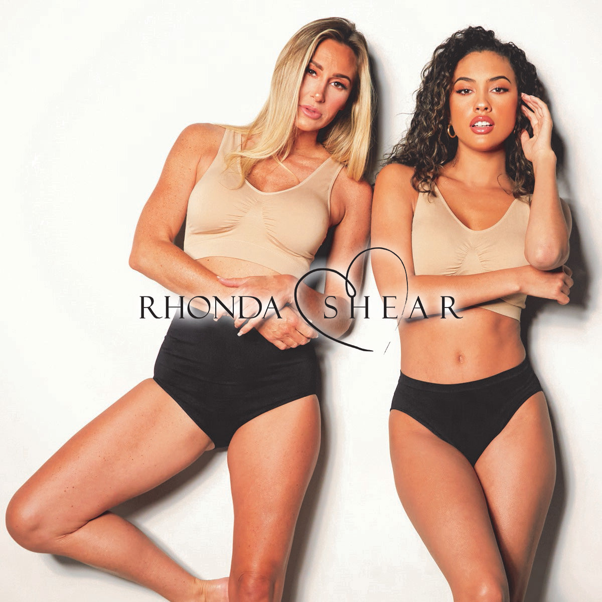 Rhonda Shear, Intimates & Sleepwear, Rhonda Shear 2pk Curvology  Technology Plunge Bra 78237 Size 1x Blue Beige