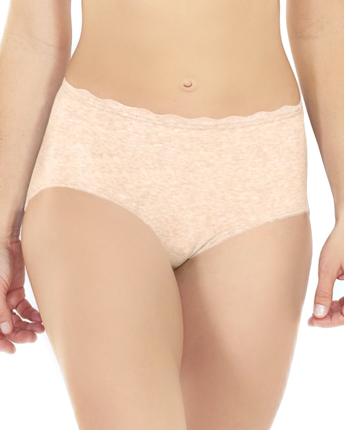 Melange Panty Brief for Women_Rhonda_Shear_4