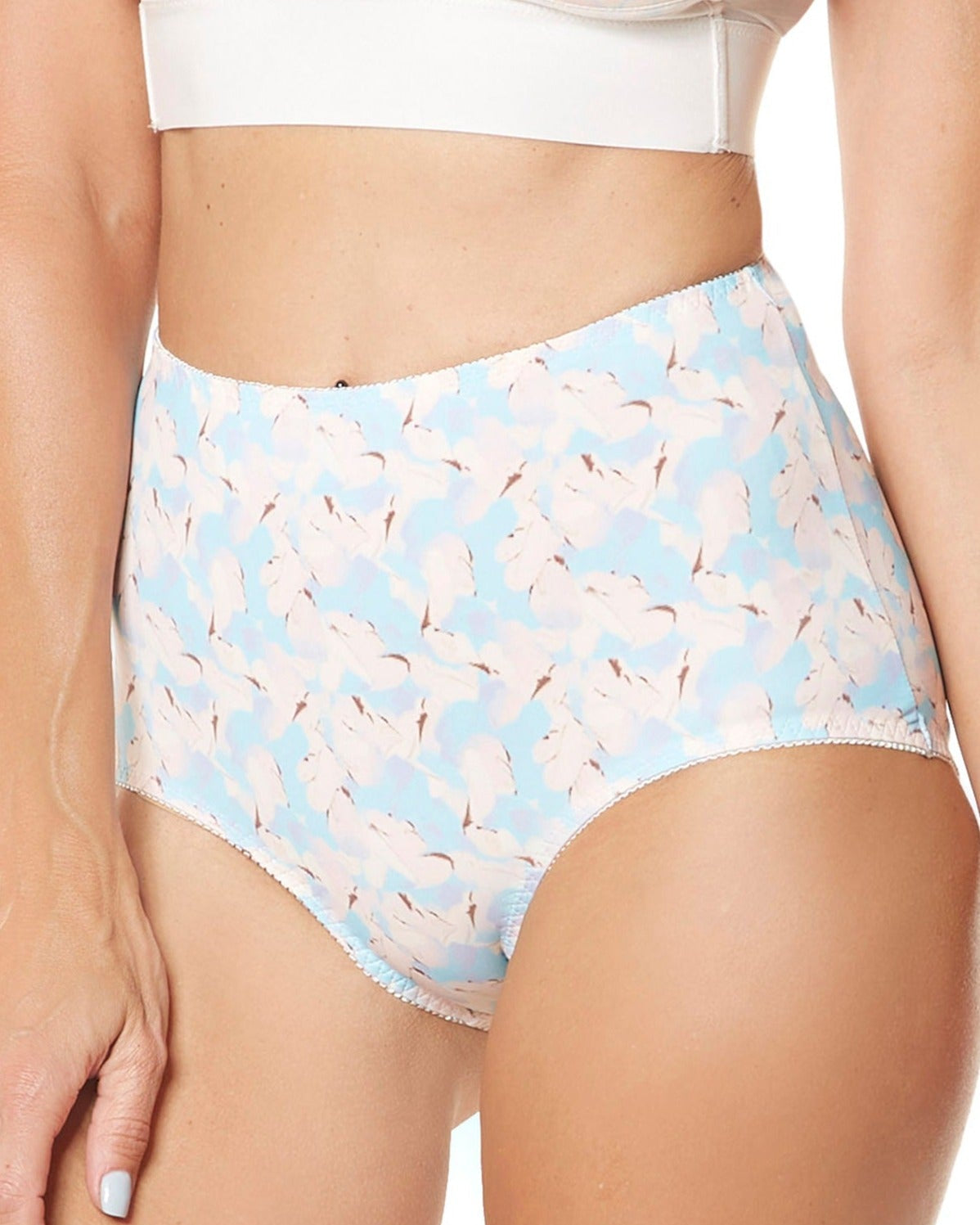 Style 4113-Full Coverage Brief Panty - Spackle Front