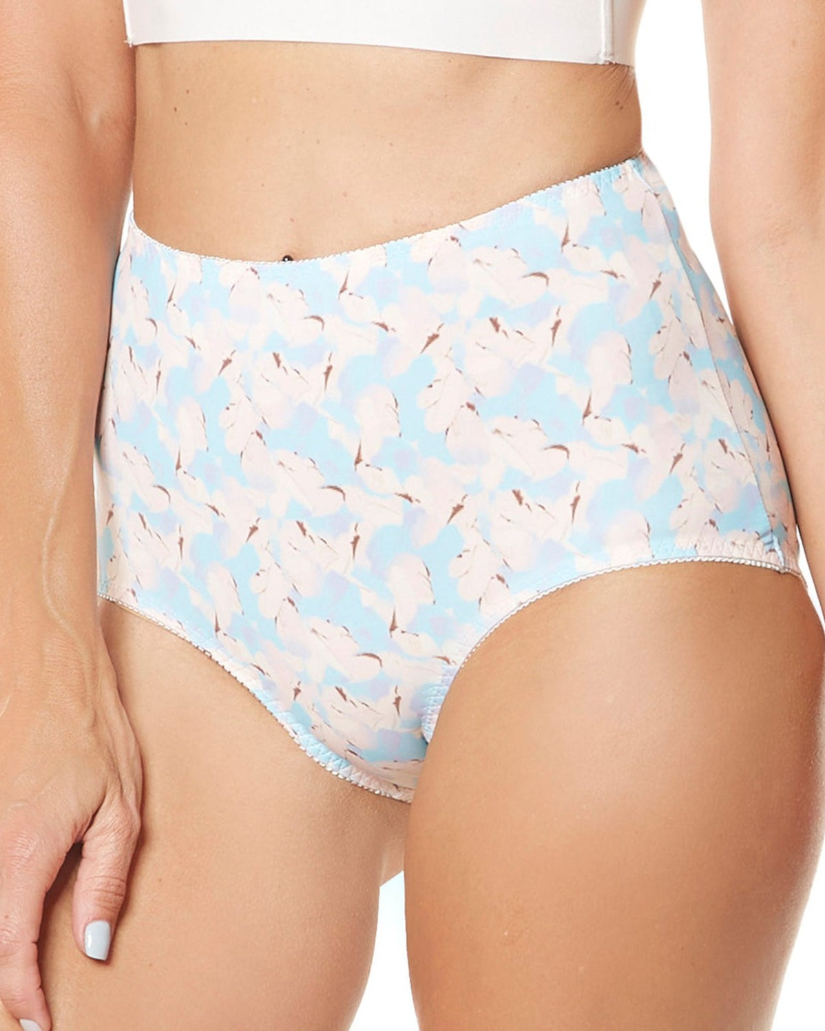 Style 4113-Full Coverage Brief Panty - Spackle Front
