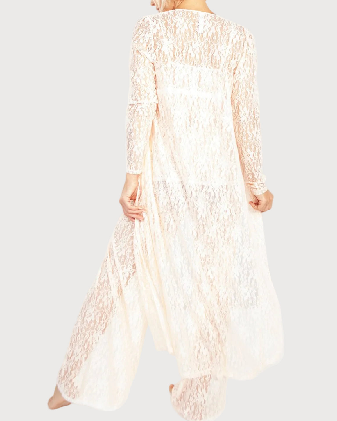 Up All Night Stretch Lace Duster_Rhonda_Shear_4