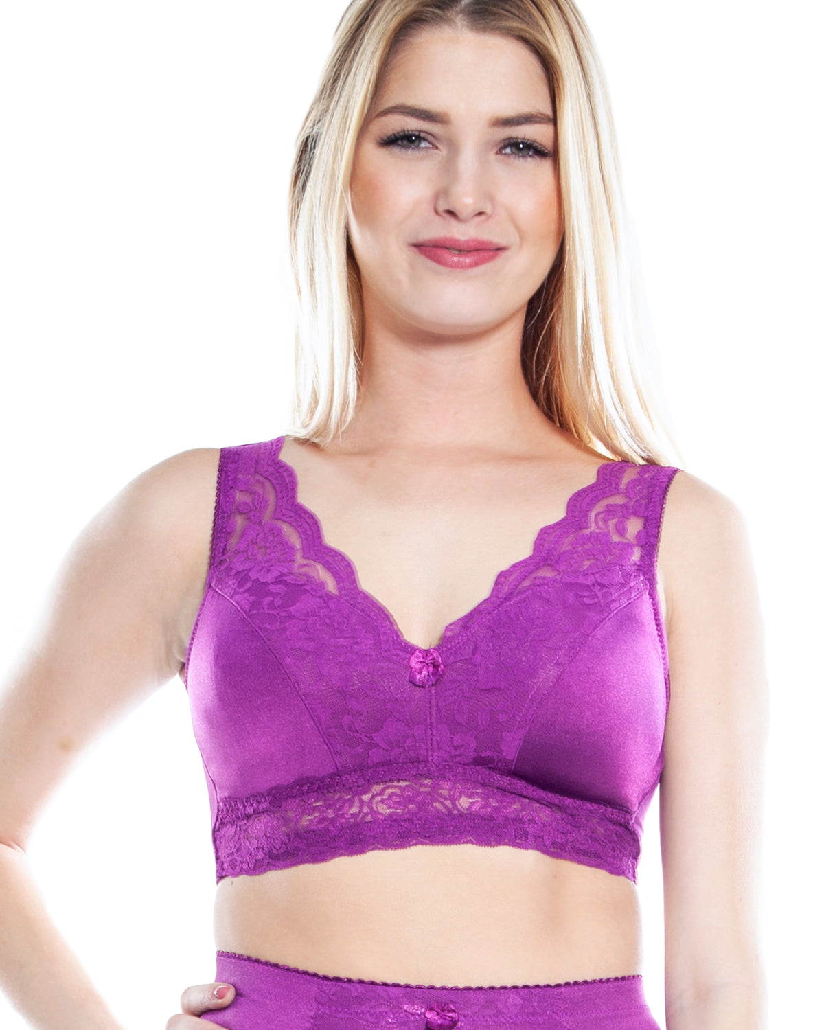 Pin-Up Girl Lace Leisure Bra w/Pads : Sale Colors_Rhonda_Shear_14