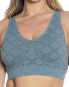 Ahh Bra with Jacquard Diamond Motif - style 9195