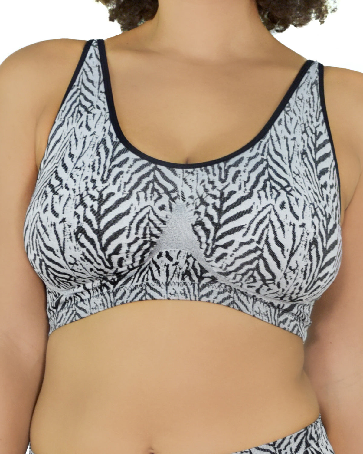 Jacquard Ahh Bra with Padded Adjustable Straps_Rhonda_Shear_5