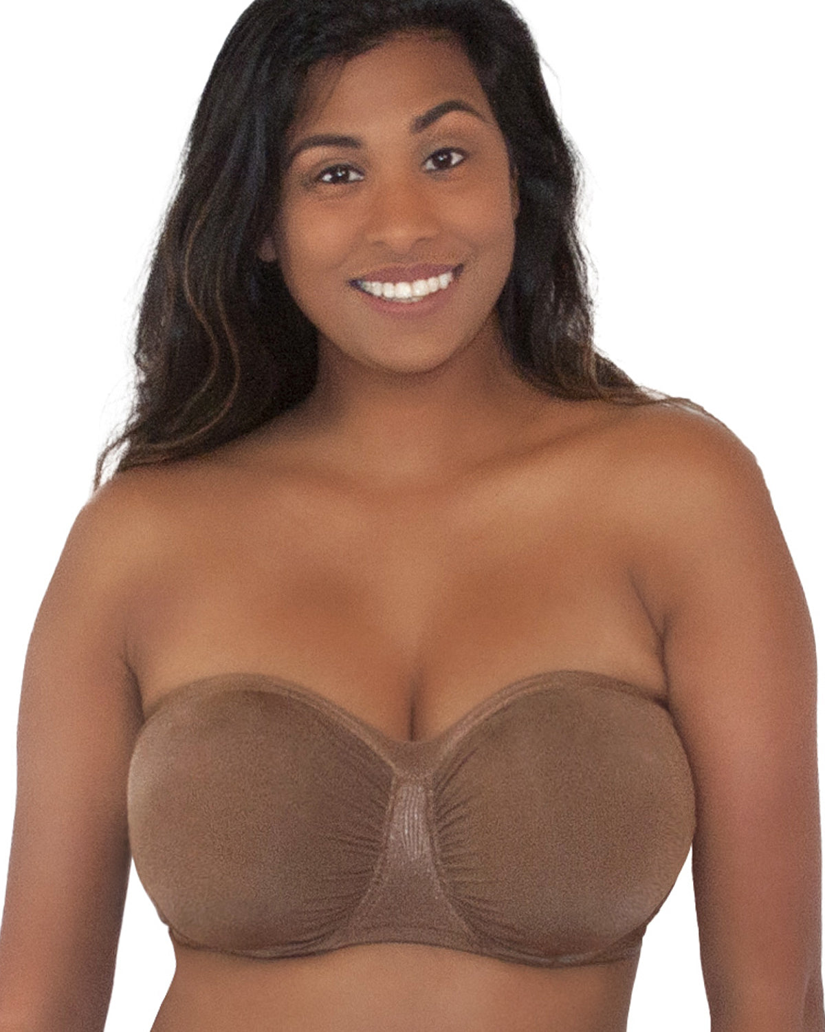 Antimicrobial Sweetheart Neckline Underwire Bandeau Bra_Rhonda_Shear_4