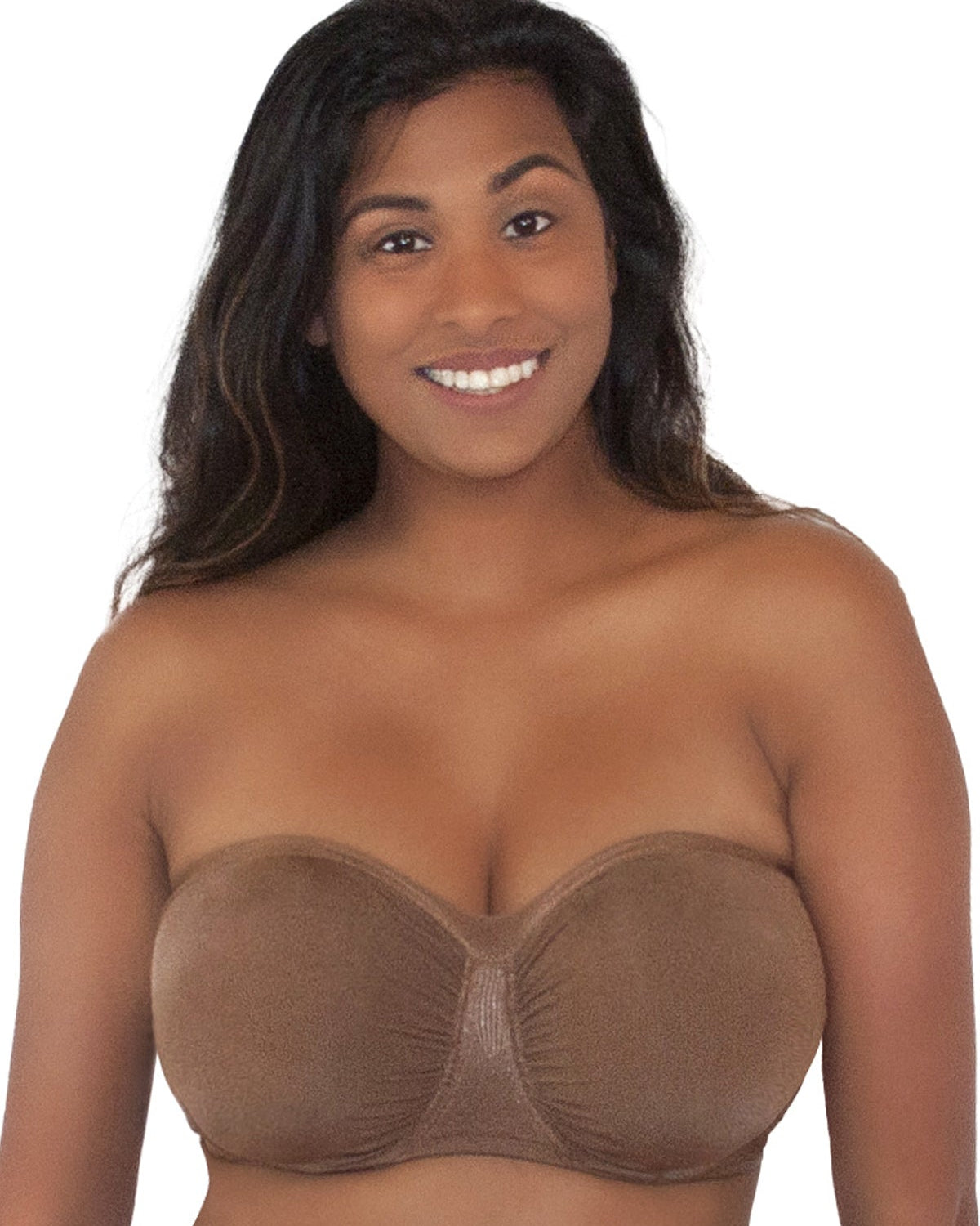 Antimicrobial Sweetheart Neckline Underwire Bandeau Bra_Rhonda_Shear_4