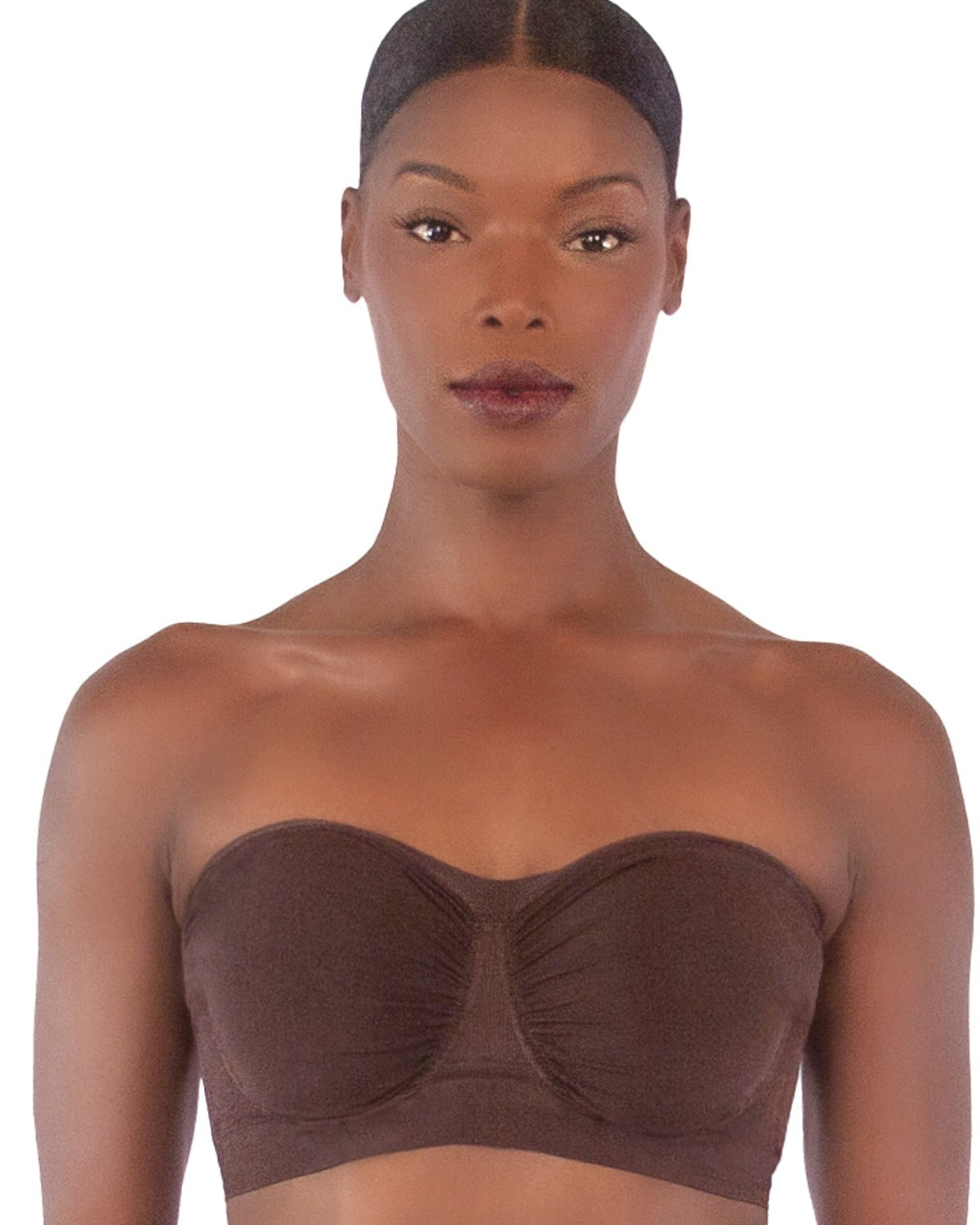 Antimicrobial Sweetheart Neckline Underwire Bandeau Bra_Rhonda_Shear_5
